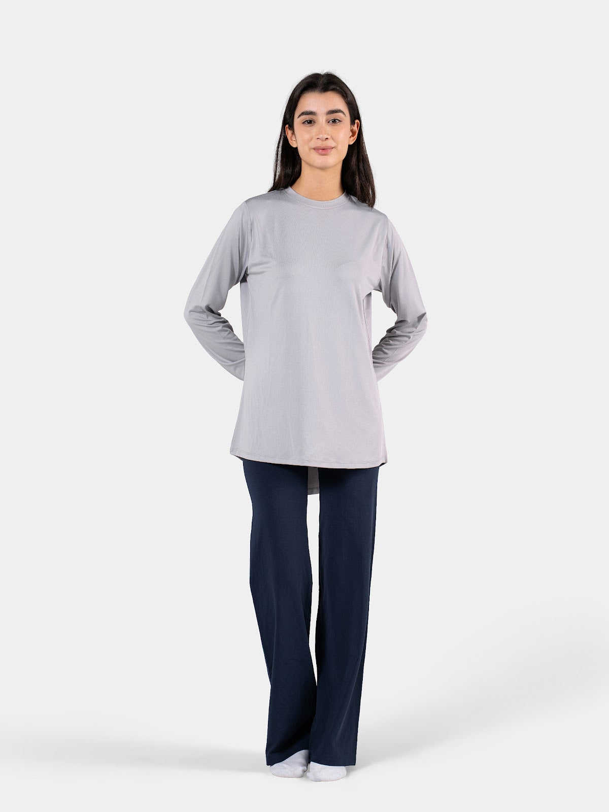 MOVE STRAIGHT LEG YOGA PANTS NAVY 2