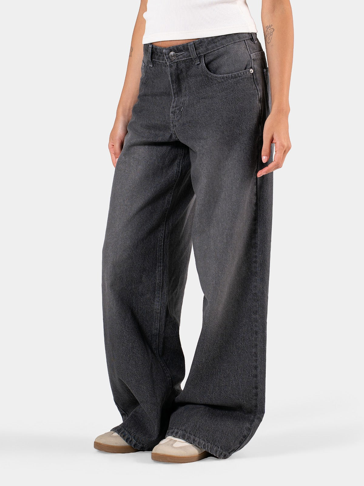 BAGGY JEANS DARK-GREY 2
