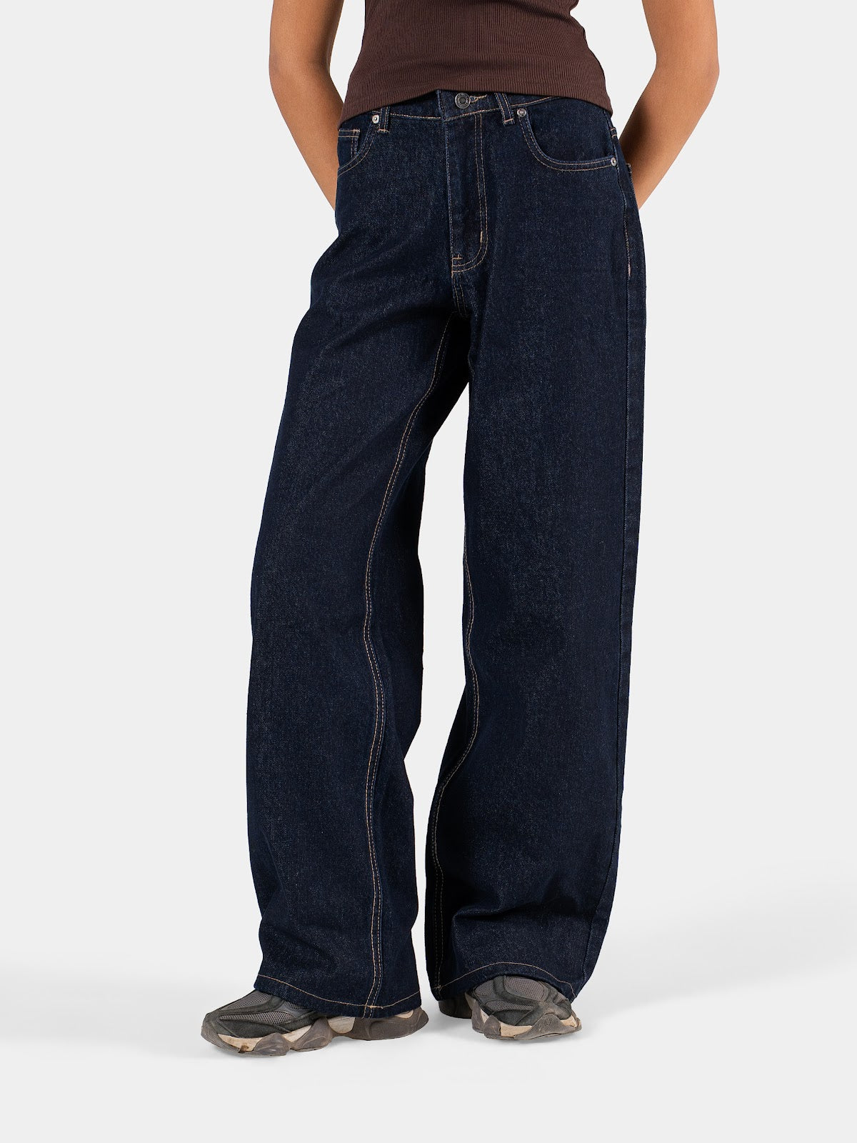 BAGGY JEANS NAVY-BLUE 2