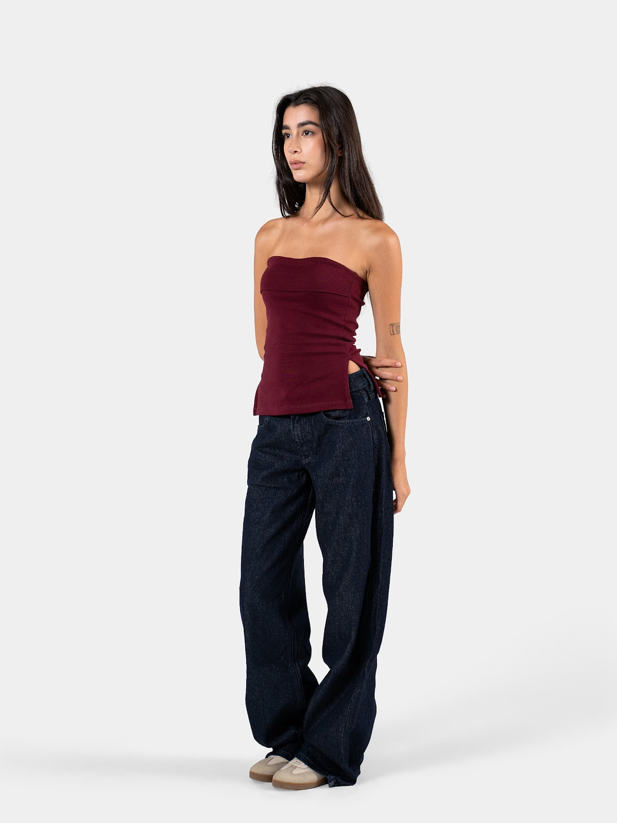 BANDEAU TOP BURGUNDY 6