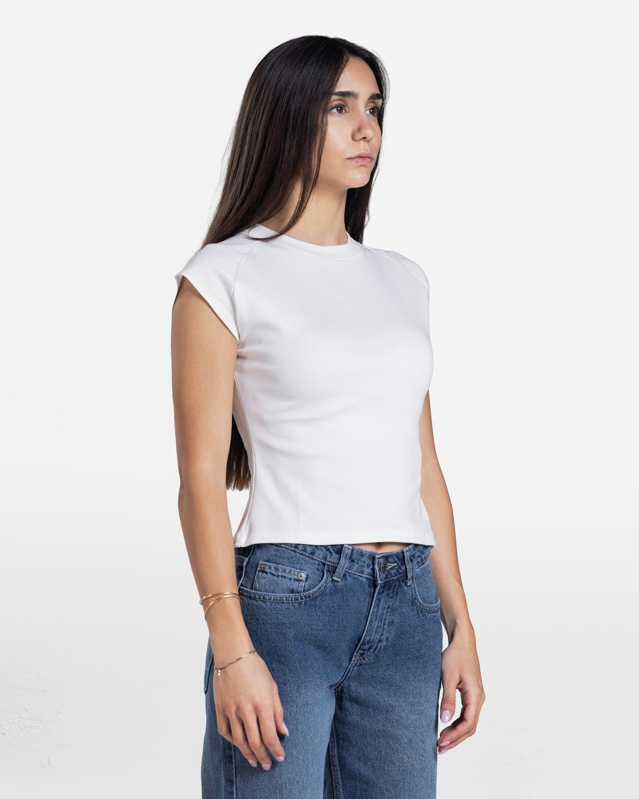 CAP SLEEVE T-SHIRT OFF-WHITE 3