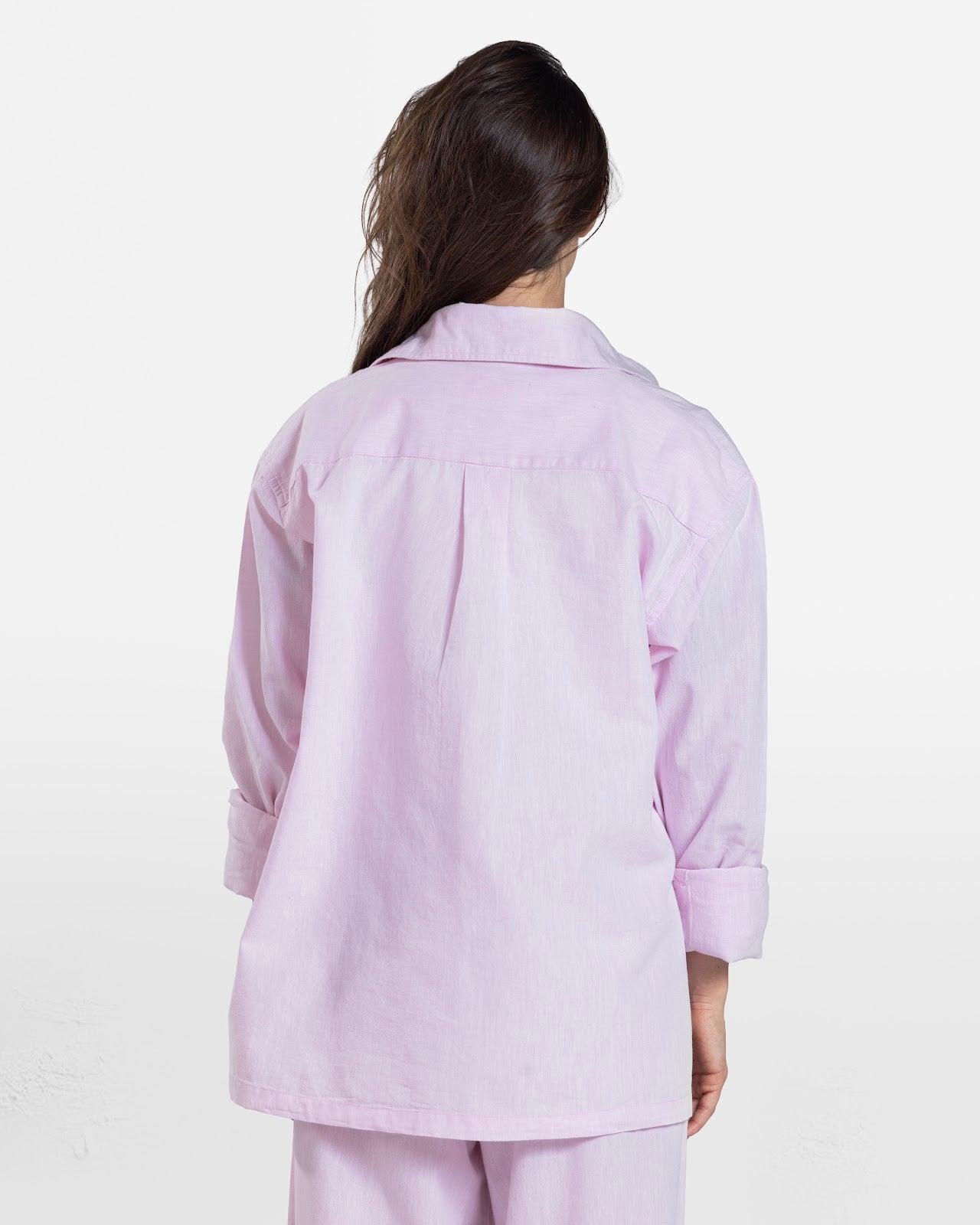 LINEN SHIRT PINK 2