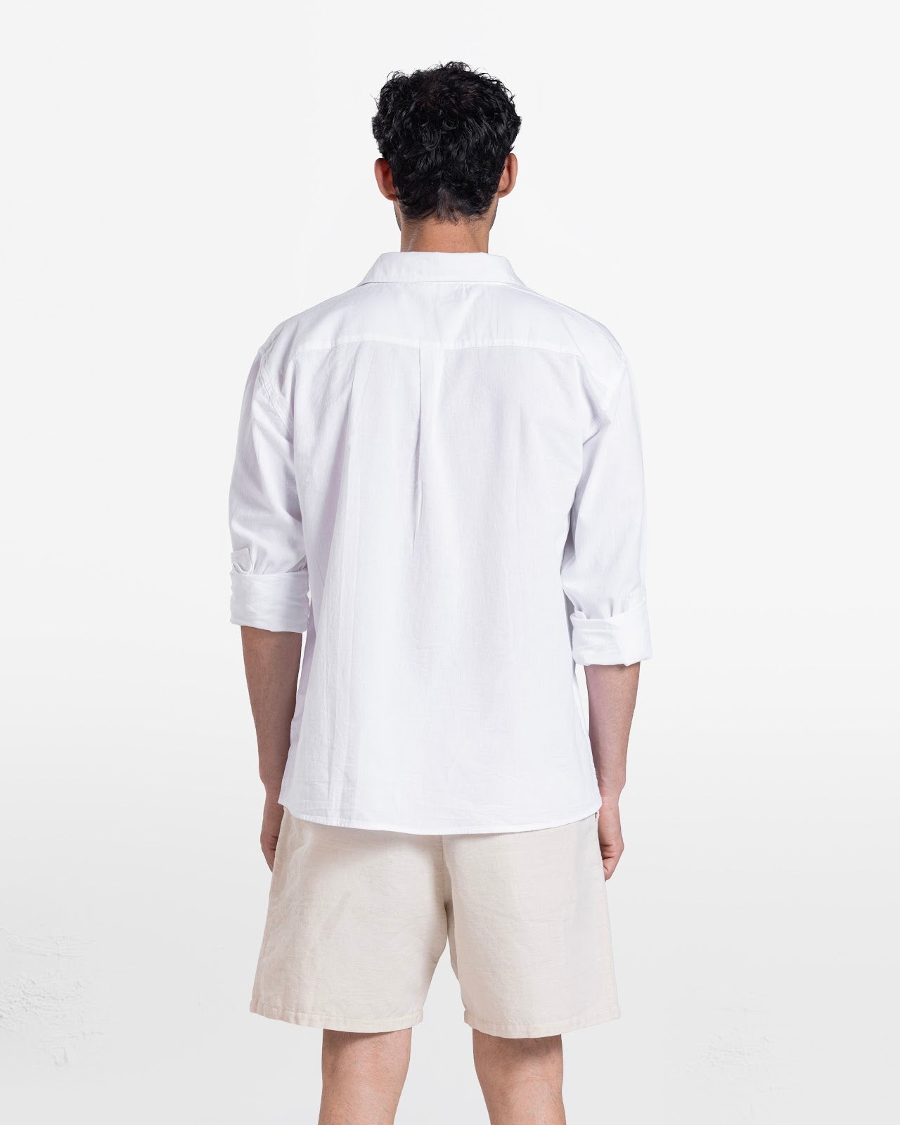 MEN'S LONG SLEEVE SHIRT WHITE 2