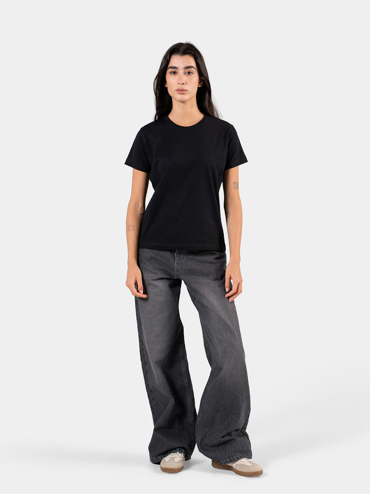 RELAXED FIT TEE BLACK 1