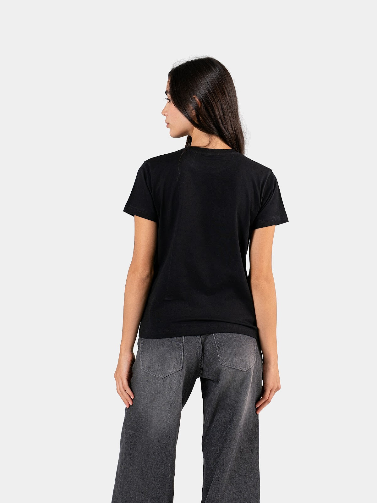 RELAXED FIT TEE BLACK 4