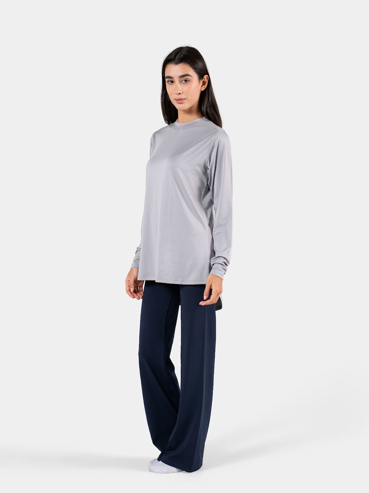 MOVE LOOSE LONG SLEEVE TOP LIGHT-GREY 3