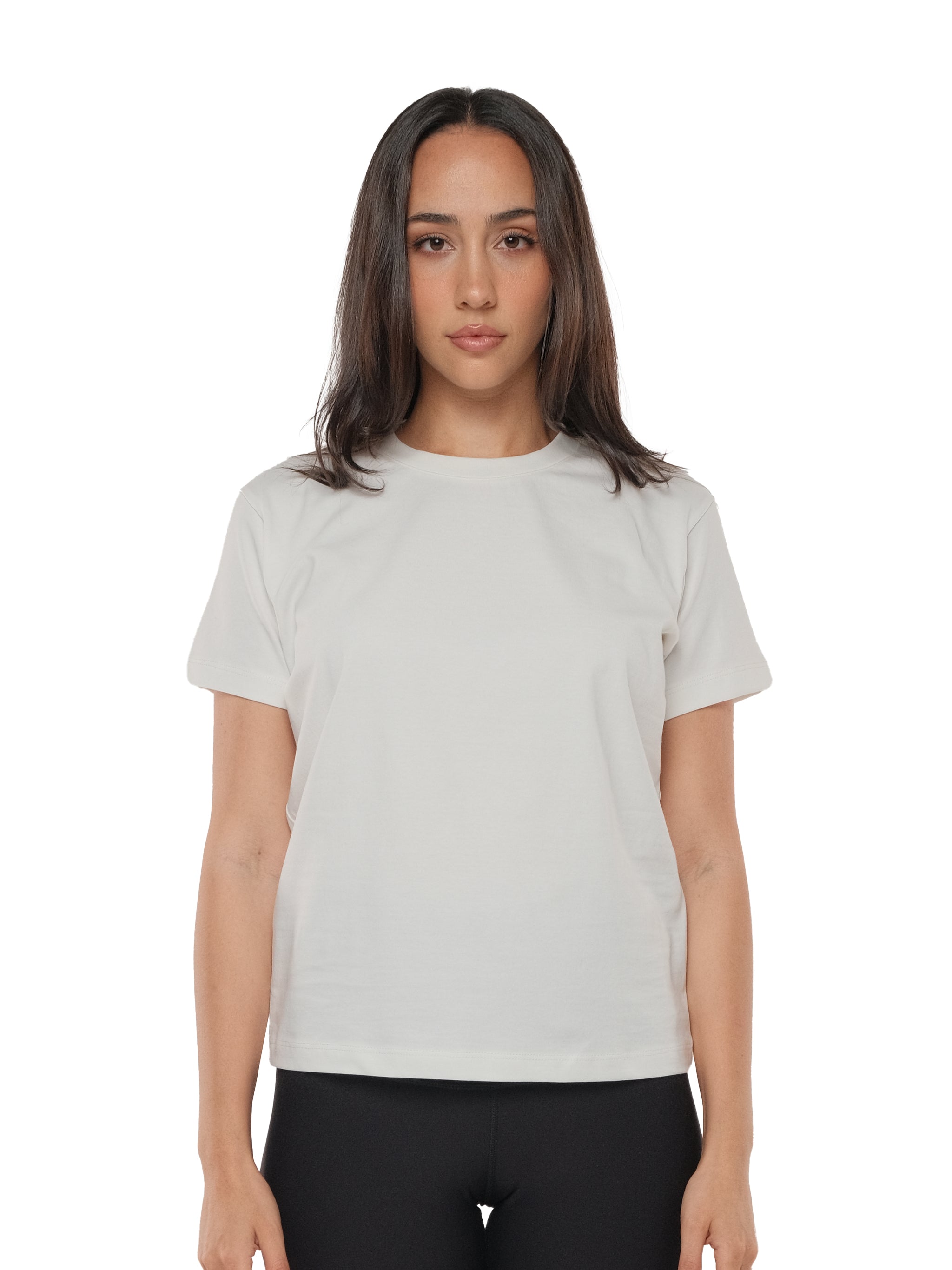 WHITE RELAXED FIT TEE