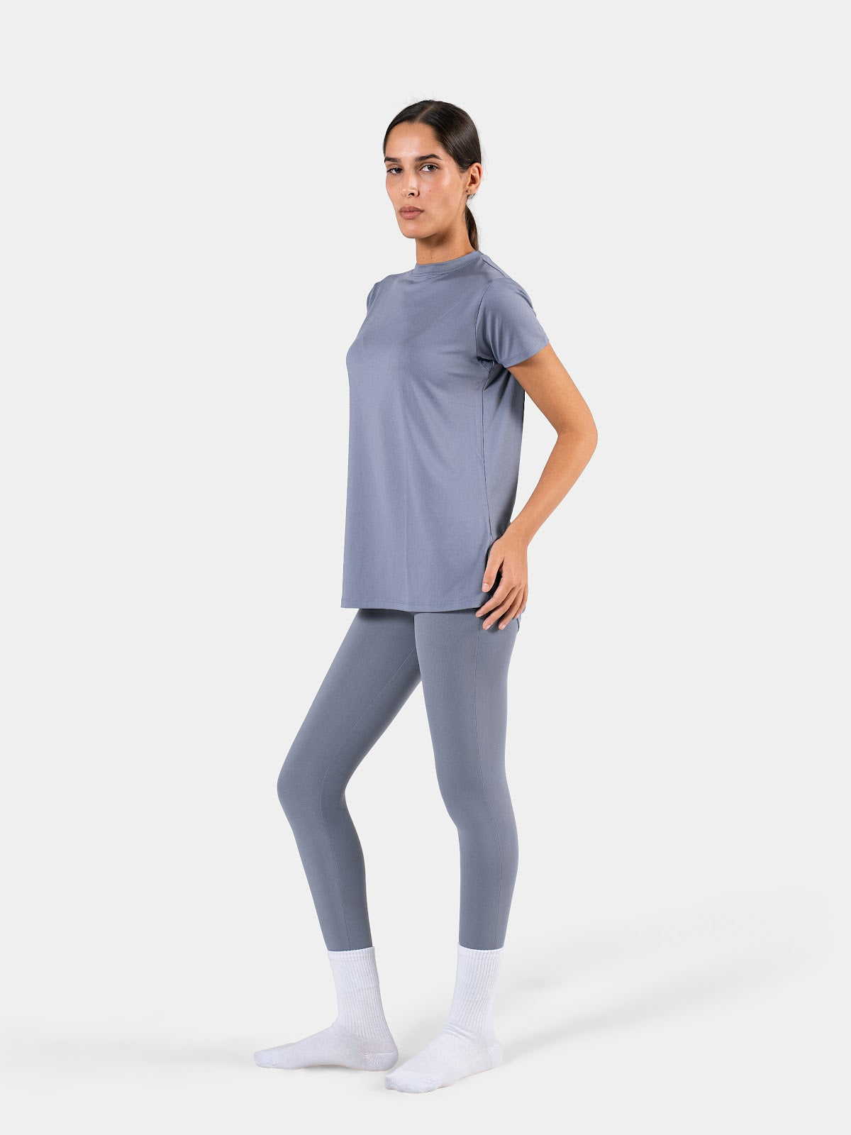 MOVE LOOSE T-SHIRT STEEL-BLUE 3