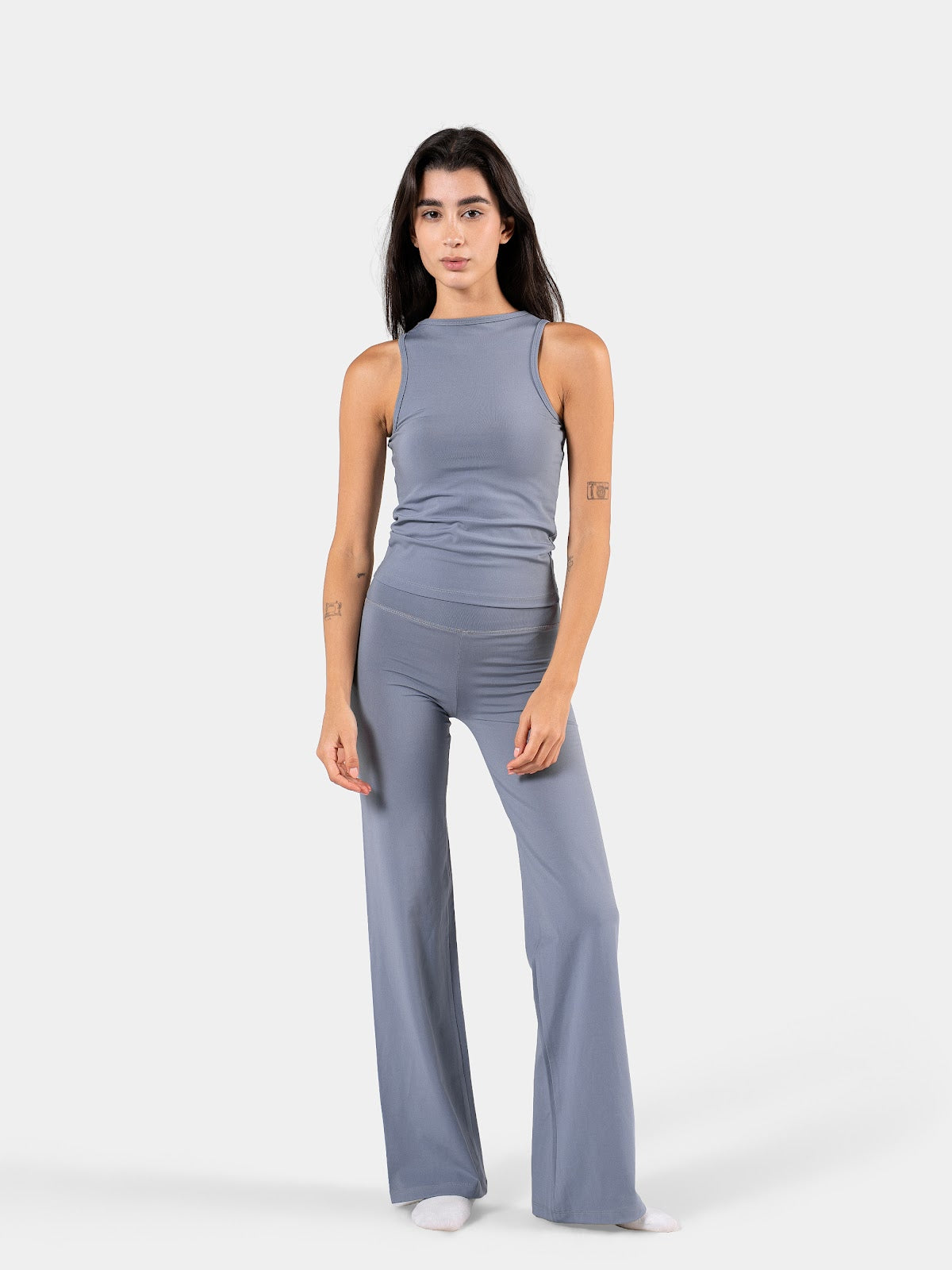 MOVE ESSENTIAL FITTED TANK STEEL BLUE 1