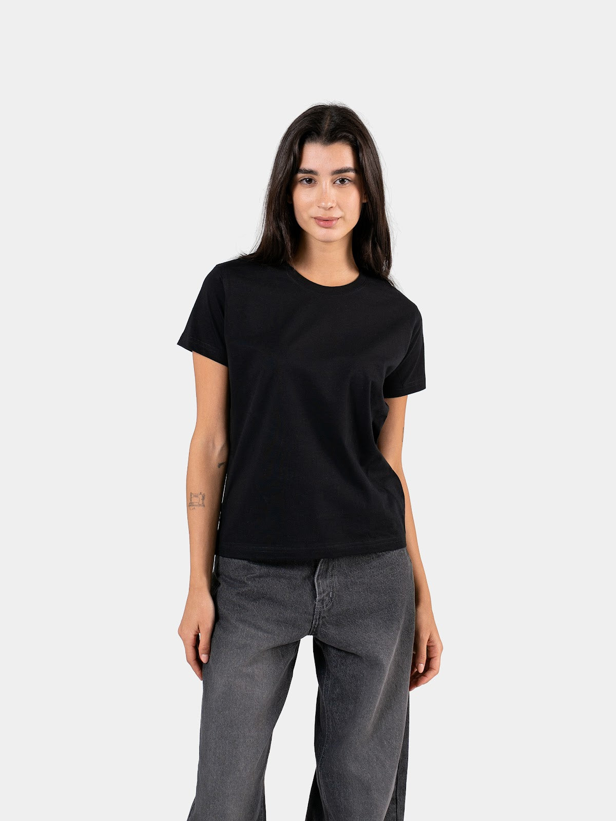 RELAXED FIT TEE BLACK 2