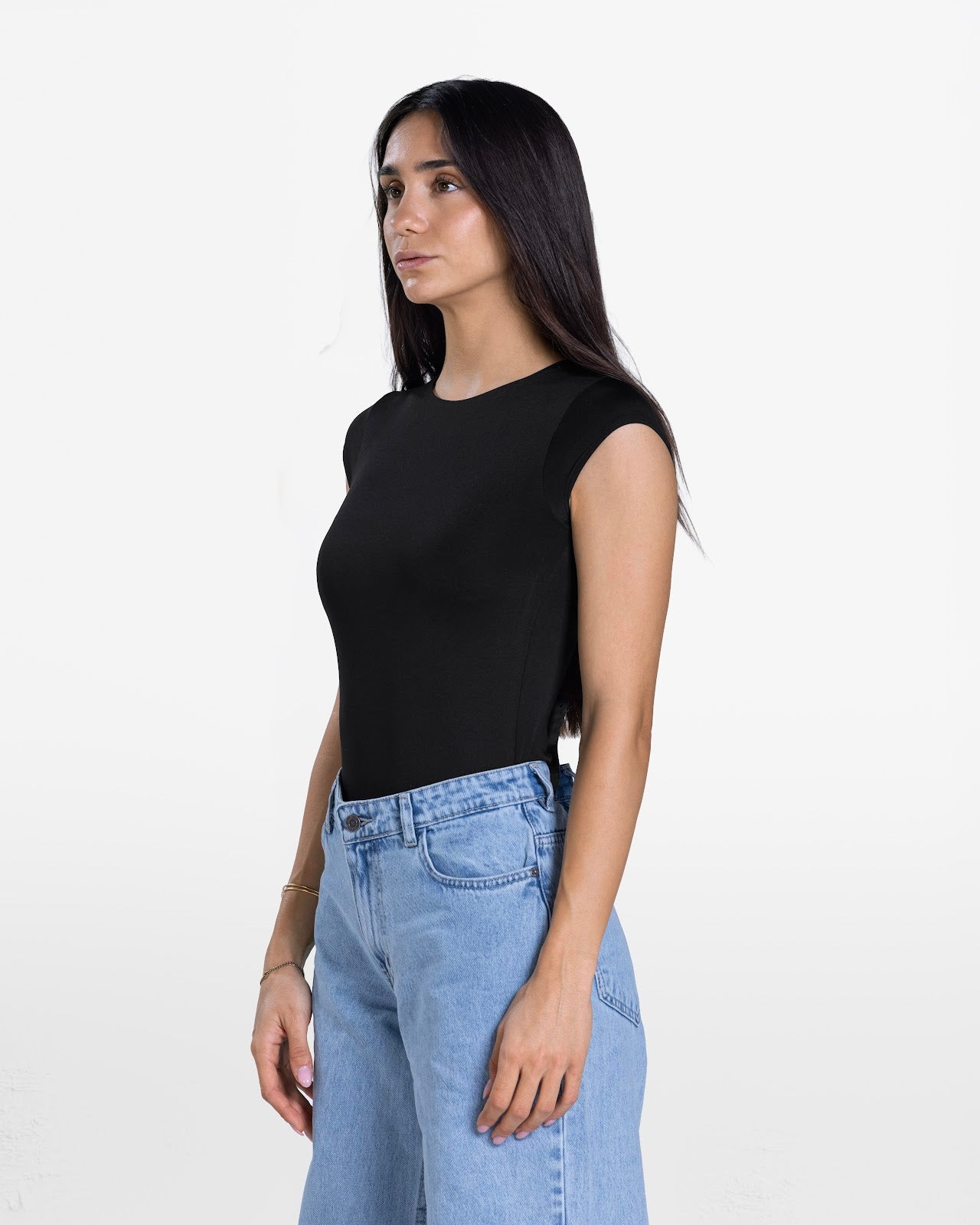 SHORT SLEEVE BODYSUIT BLACK 3