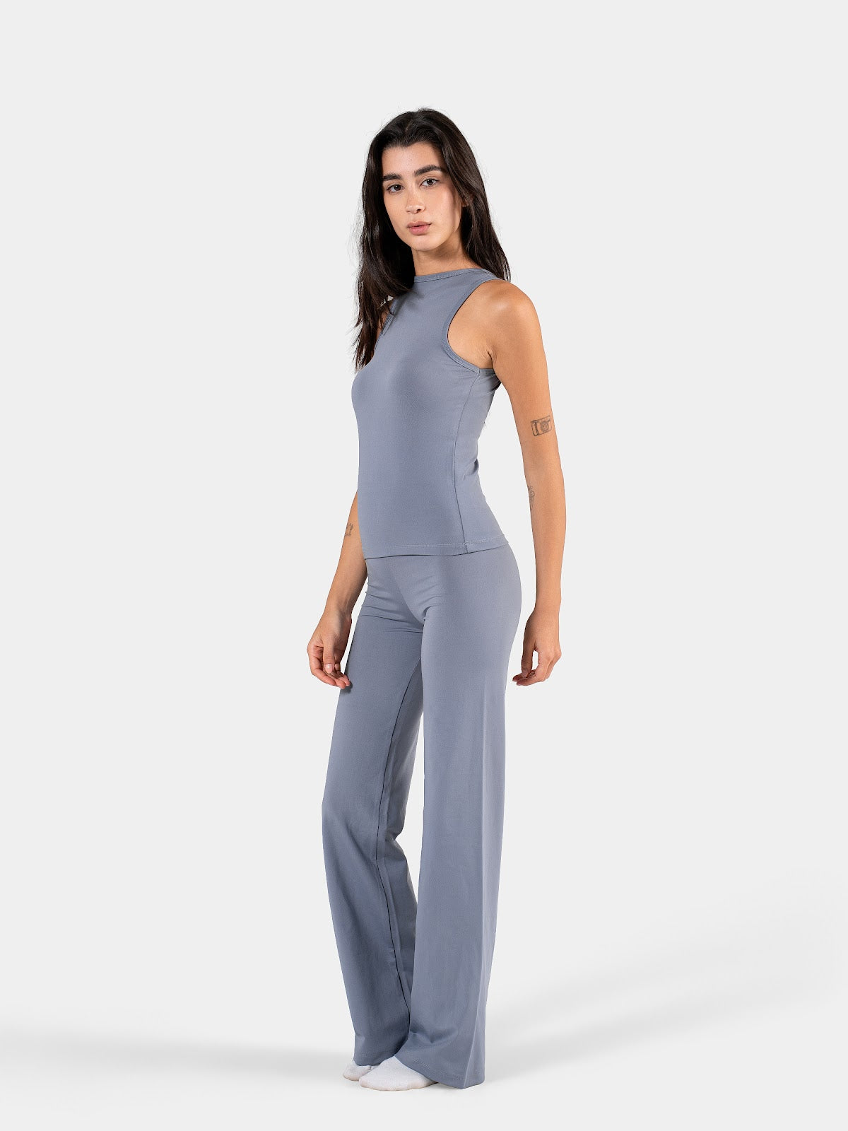 MOVE ESSENTIAL FITTED TANK STEEL BLUE 4