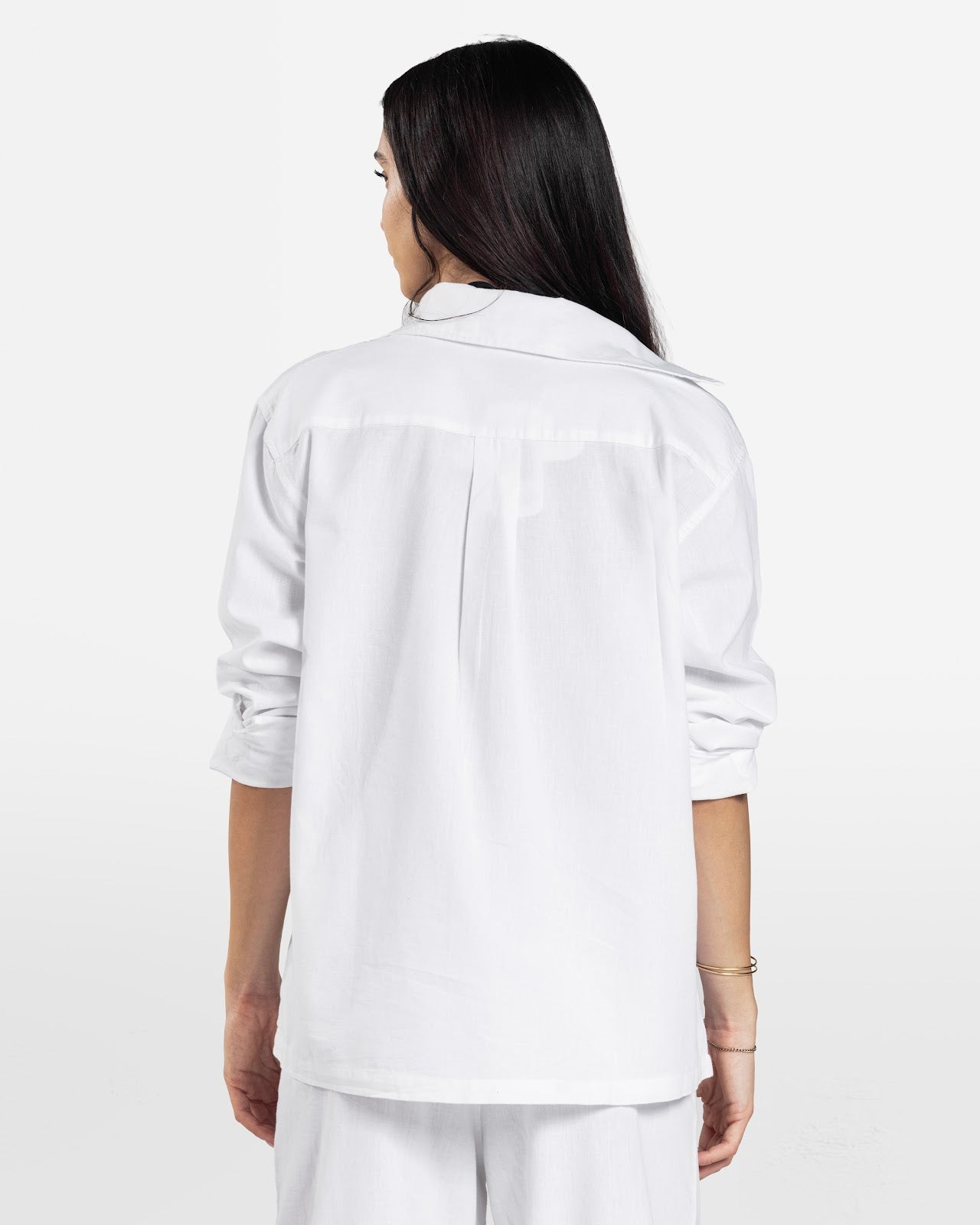 LINEN SHIRT WHITE 2