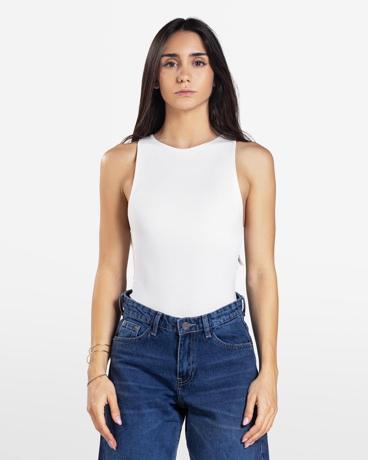 HALTER BODYSUIT OFF-WHITE 1