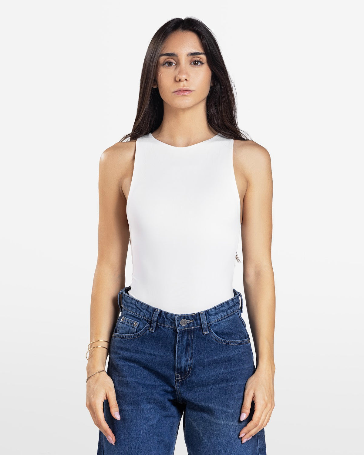 HALTER BODYSUIT OFF-WHITE 1