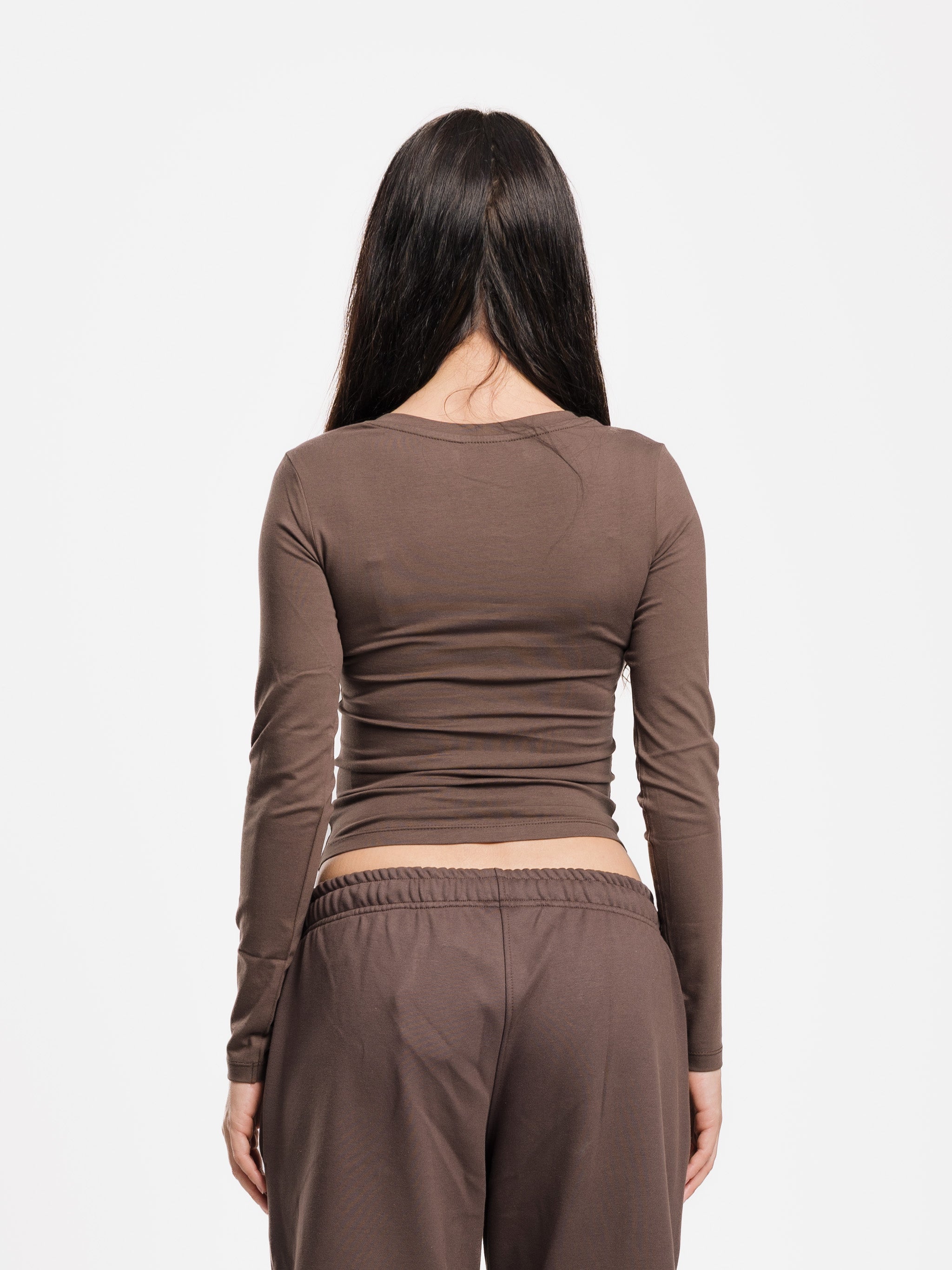 V-NECK LONG SLEEVE TOP