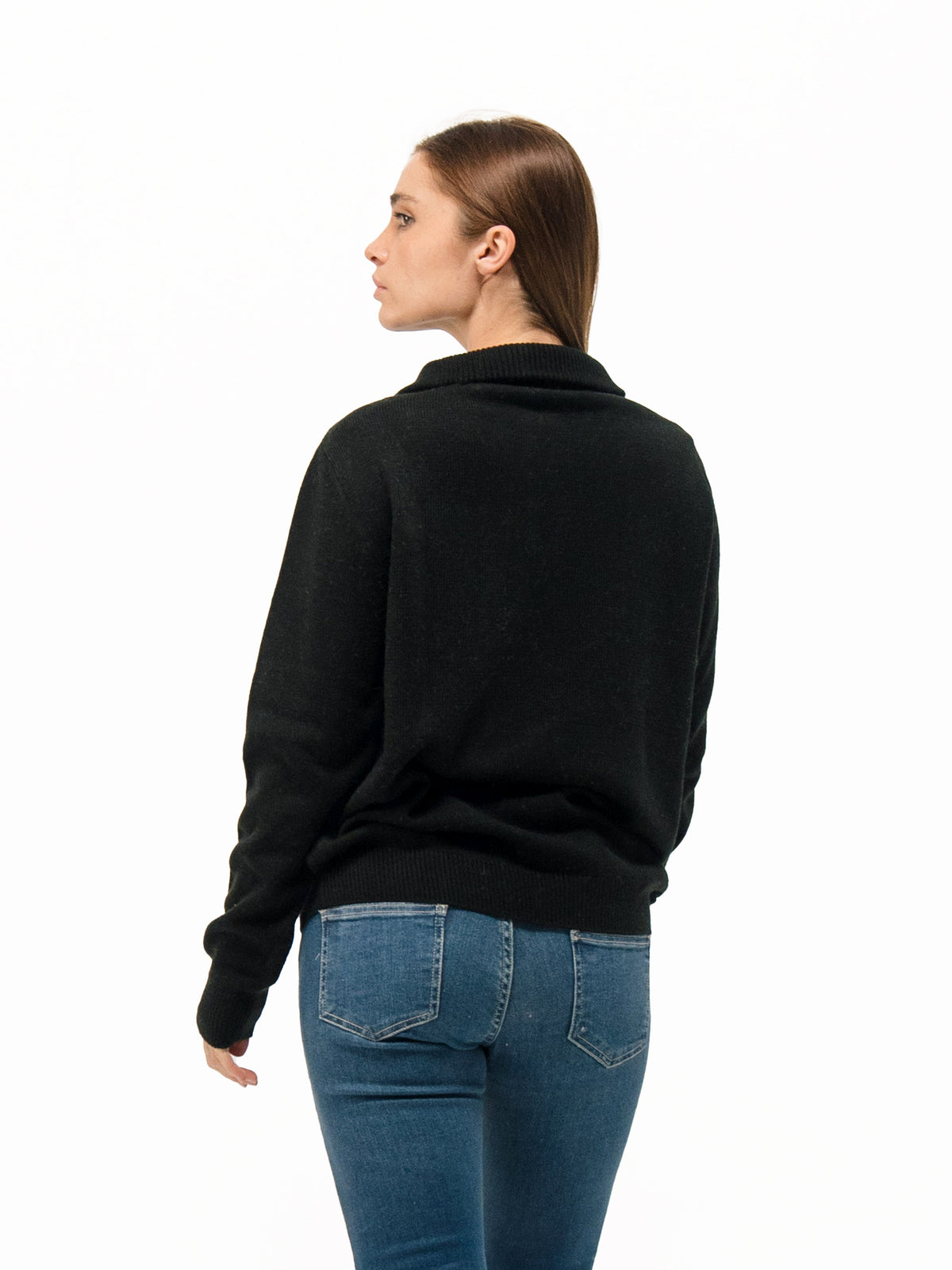 KNIT QUARTER ZIP UP
