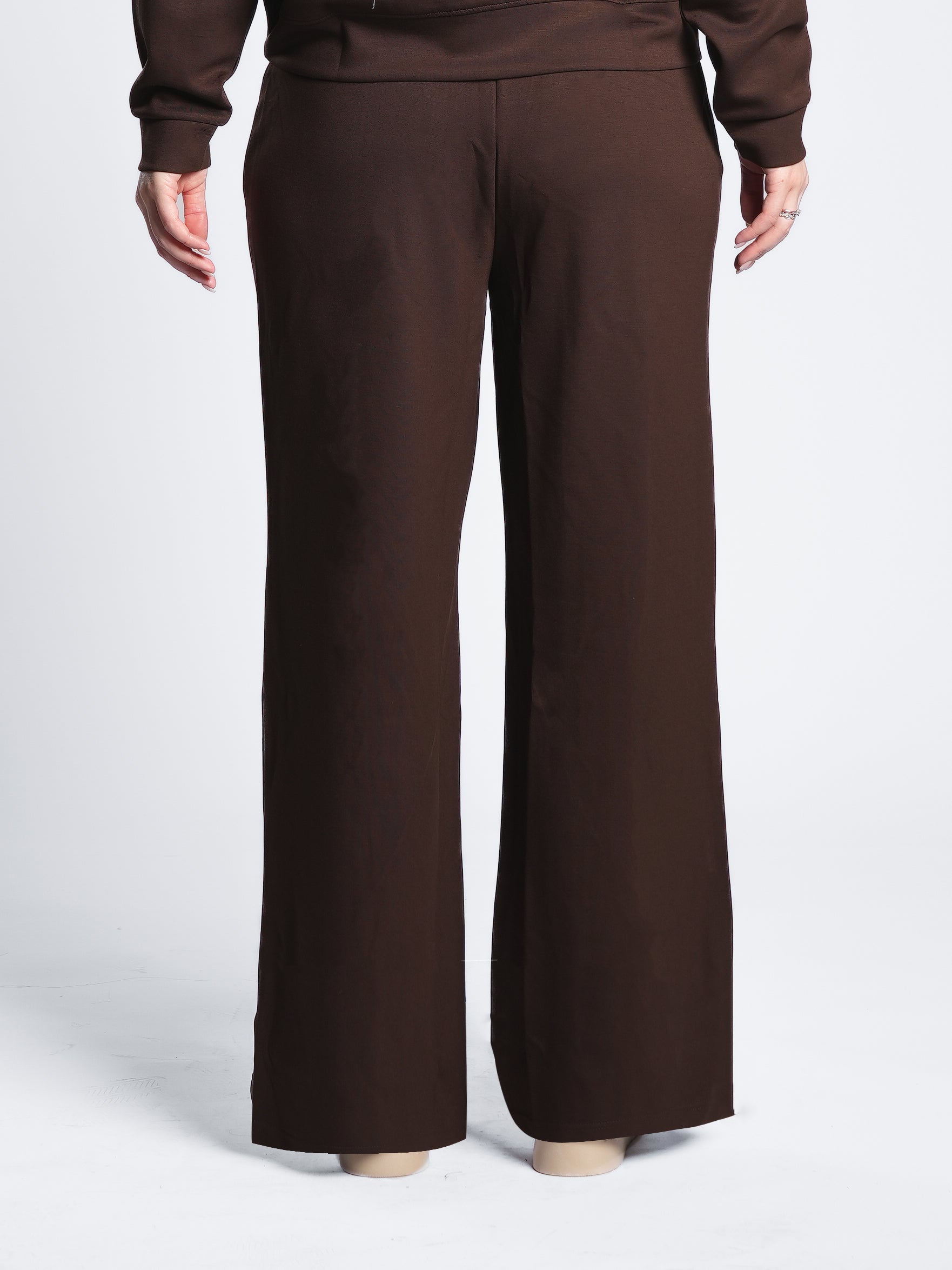 BREATHABLE COMFORTLUX PLEATED WIDE LEG PANTS