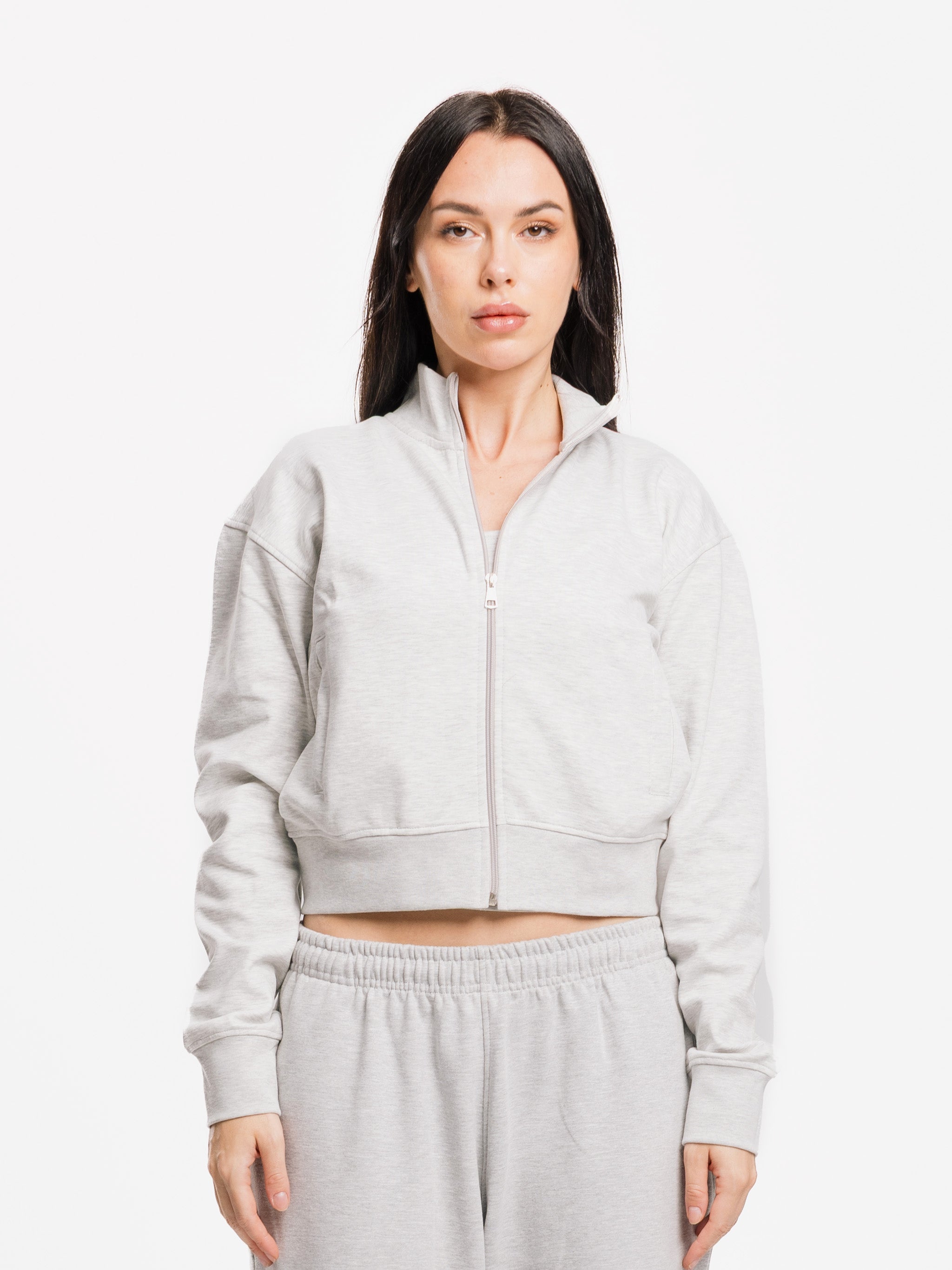 COMFORT+ CROPPED ZIP UP