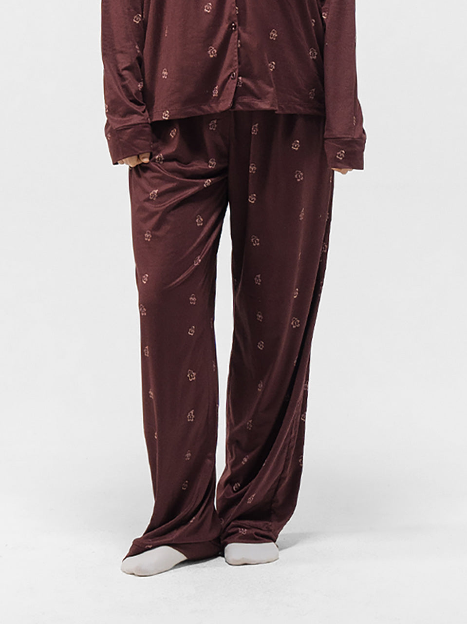 BUTTON UP LONG SLEEVE PANTS SET