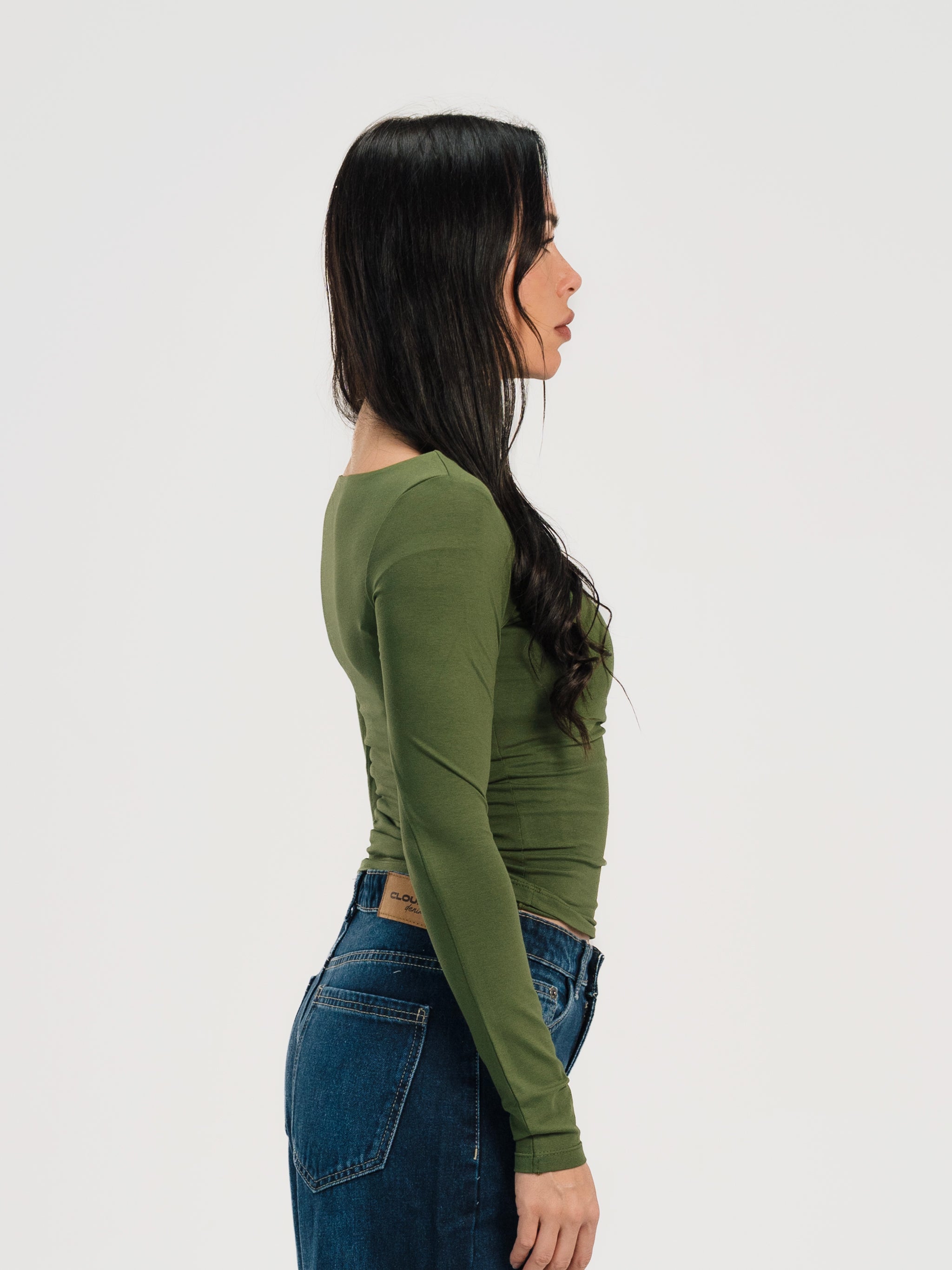 BOAT NECK LONG SLEEVE TOP