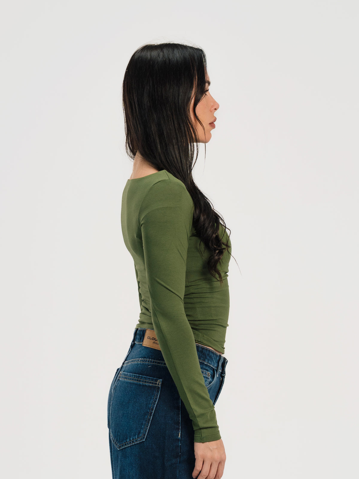 BOAT NECK LONG SLEEVE TOP