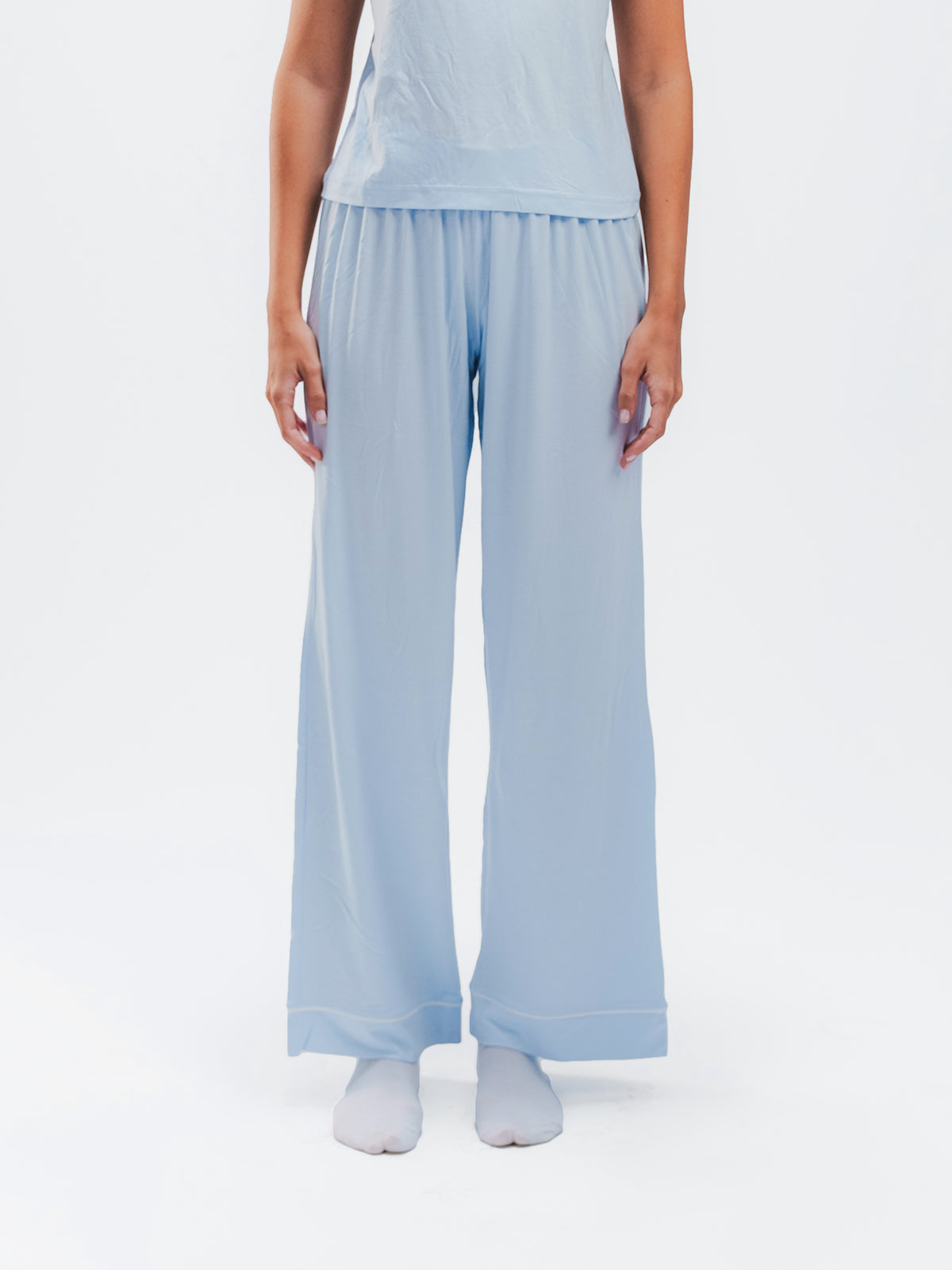 PIPED SPAGHETTI PANTS SET