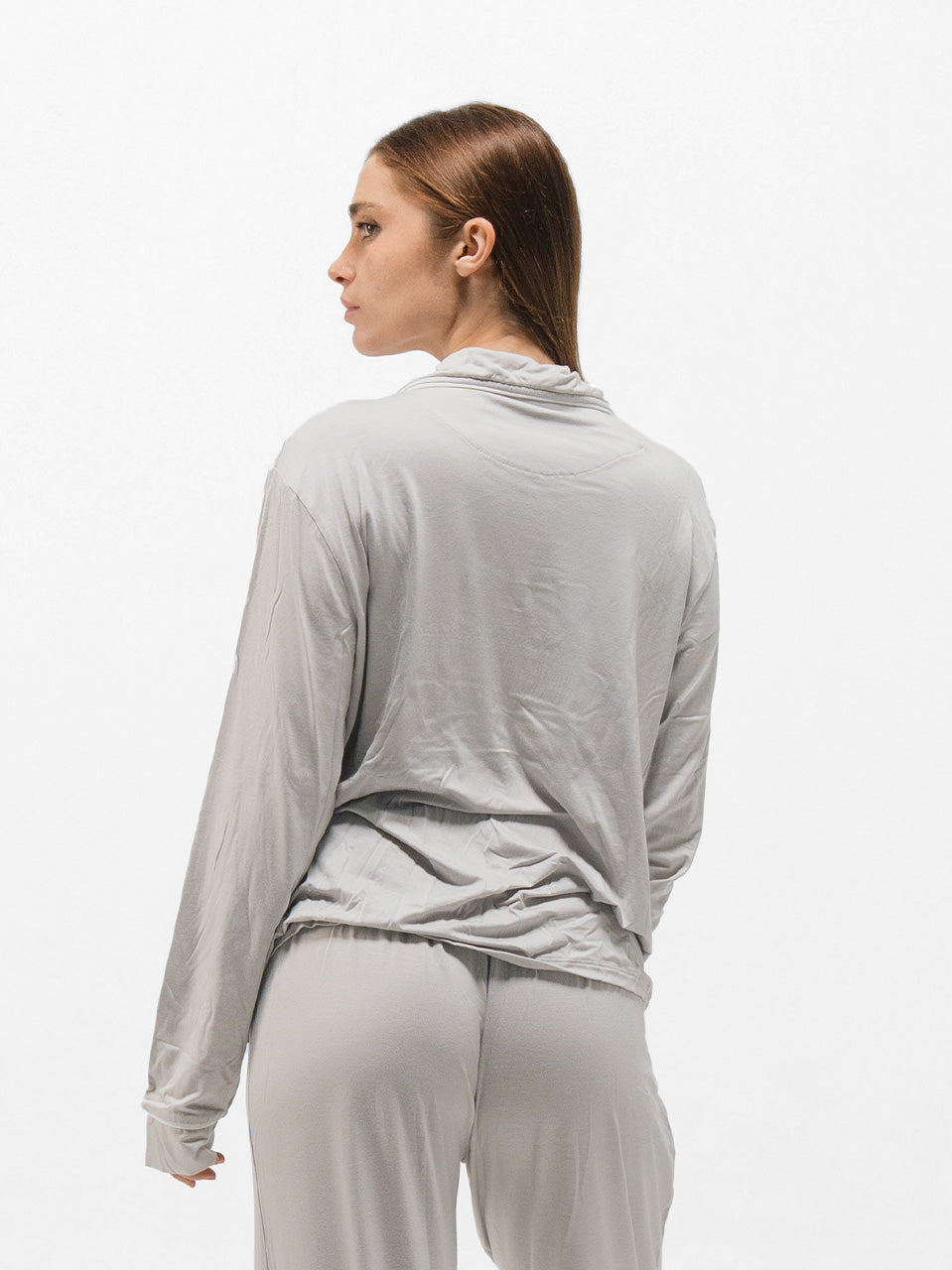 PIPED LONG SLEEVE & PANTS SET