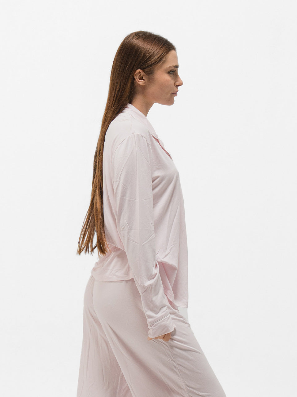 PIPED LONG SLEEVE & PANTS SET
