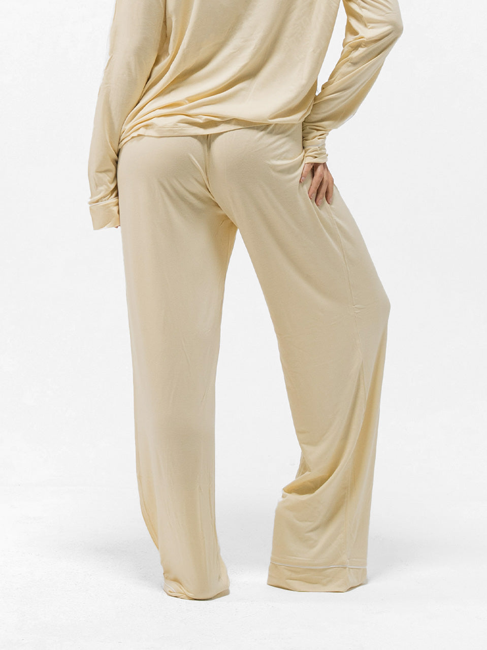 PIPED LONG SLEEVE & PANTS SET