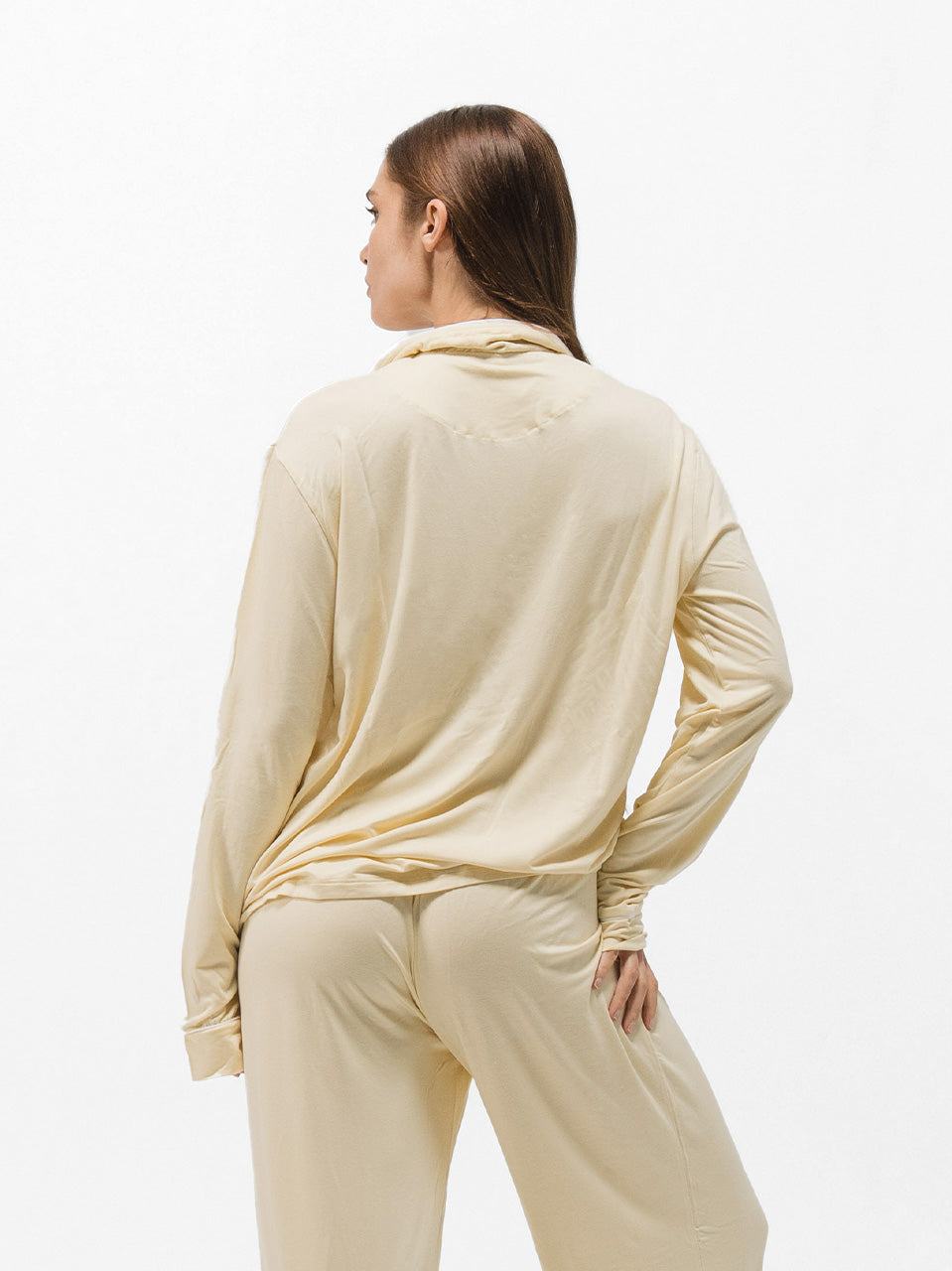 PIPED LONG SLEEVE & PANTS SET