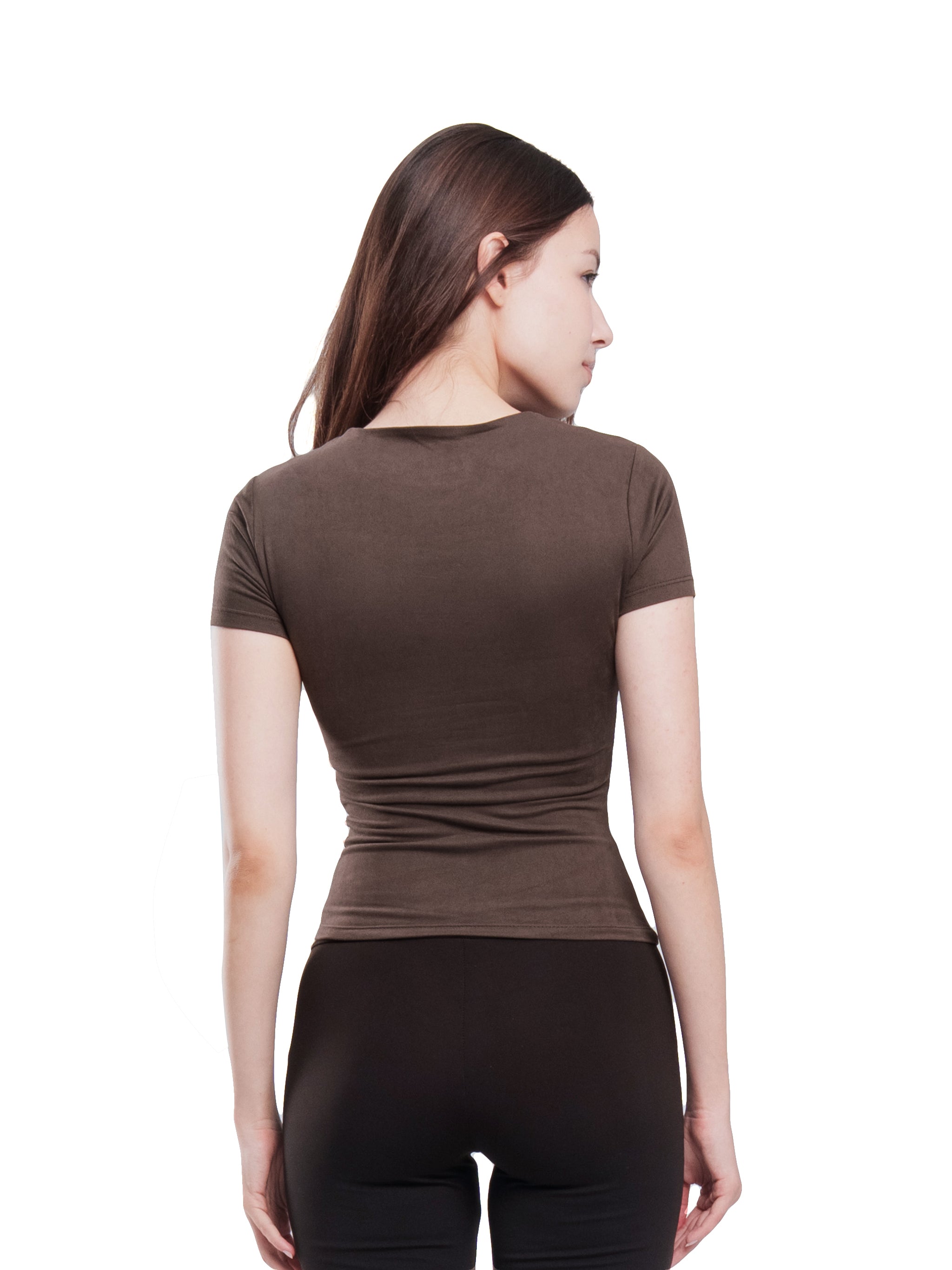 MICROFIBER BASIC SHORT SLEEVE TOP