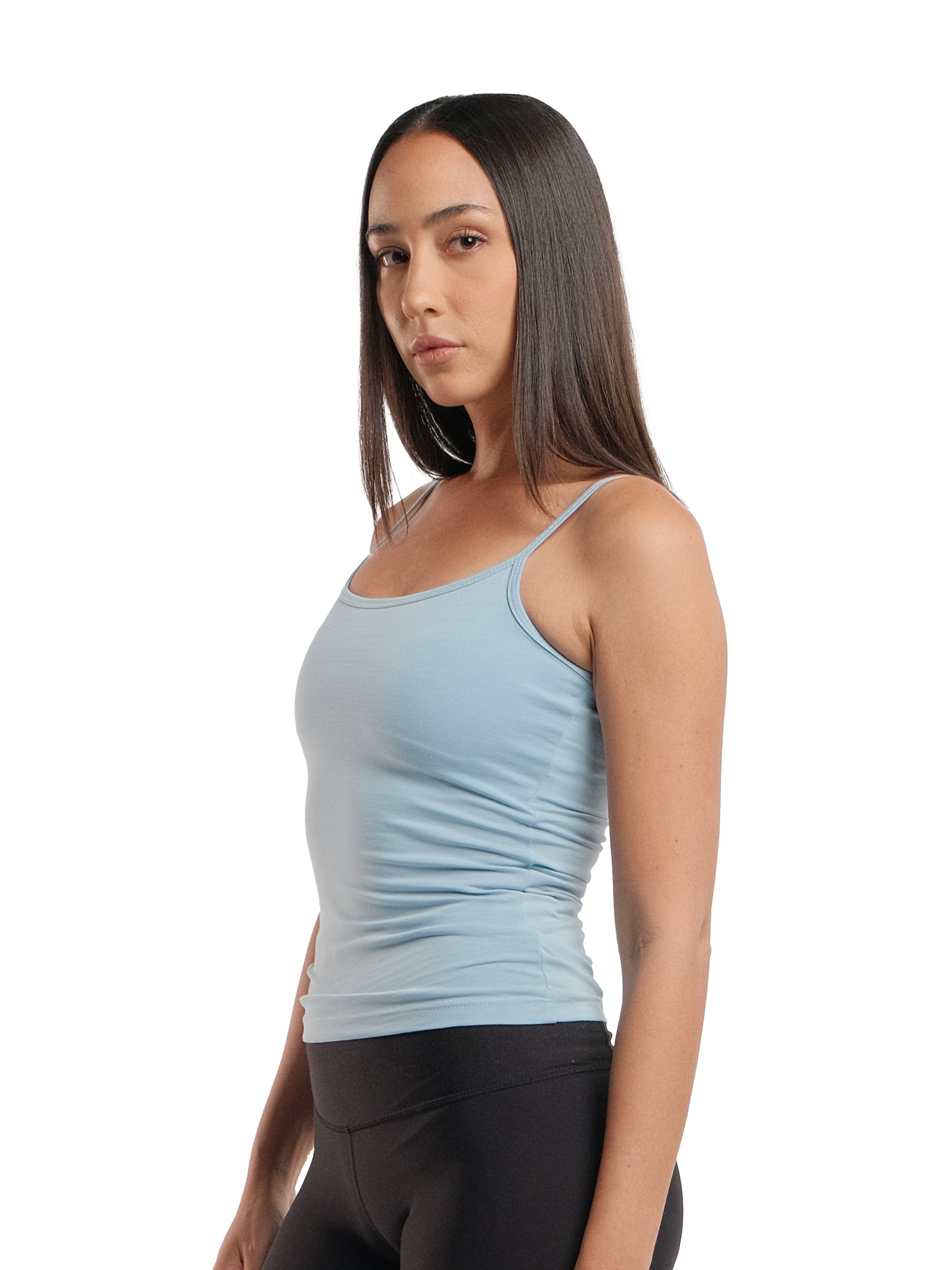 SPAGHETTI STRAP TANK TOP