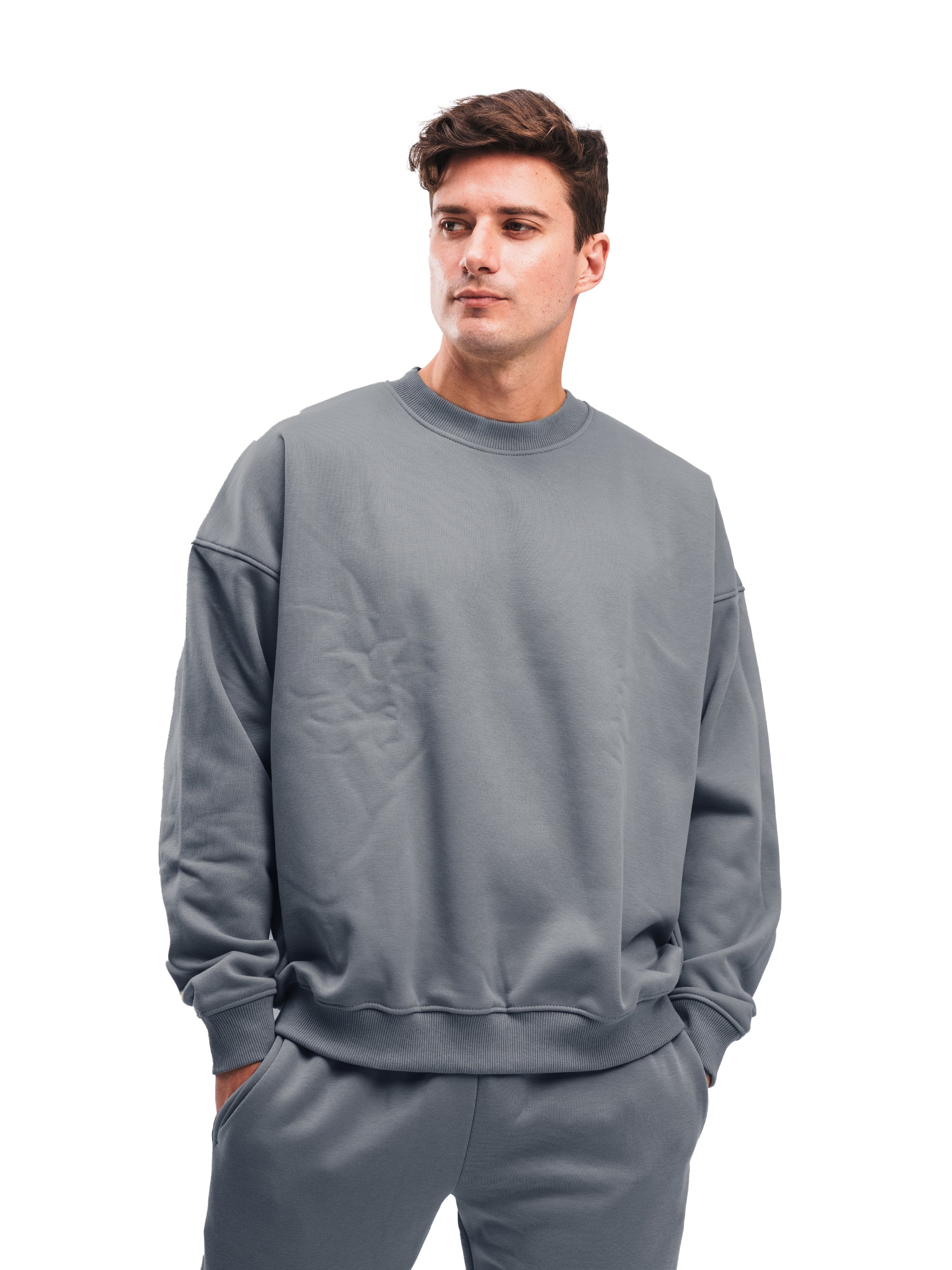 COOL GREY CREWNECK