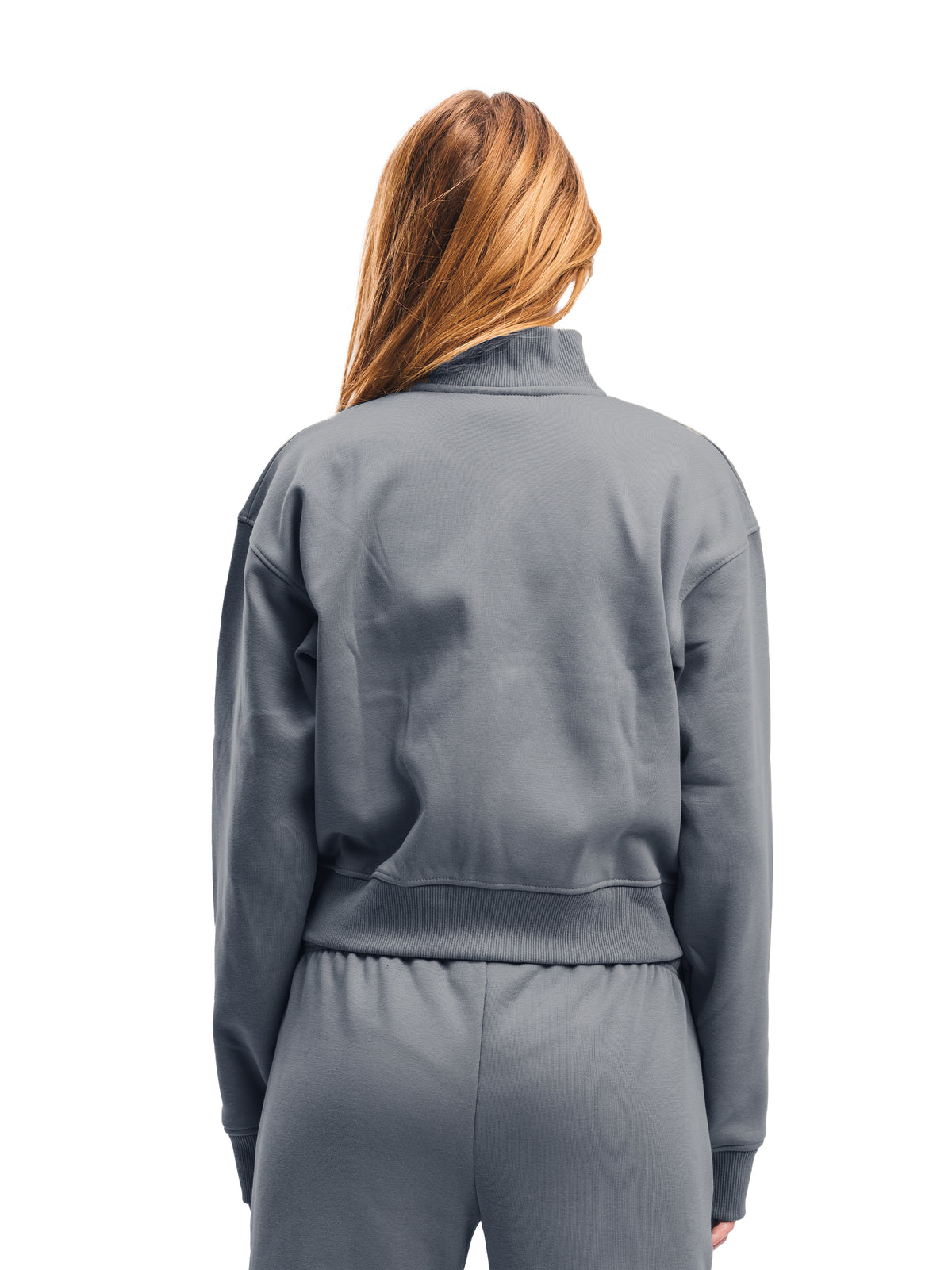 CROPPED ZIP UP