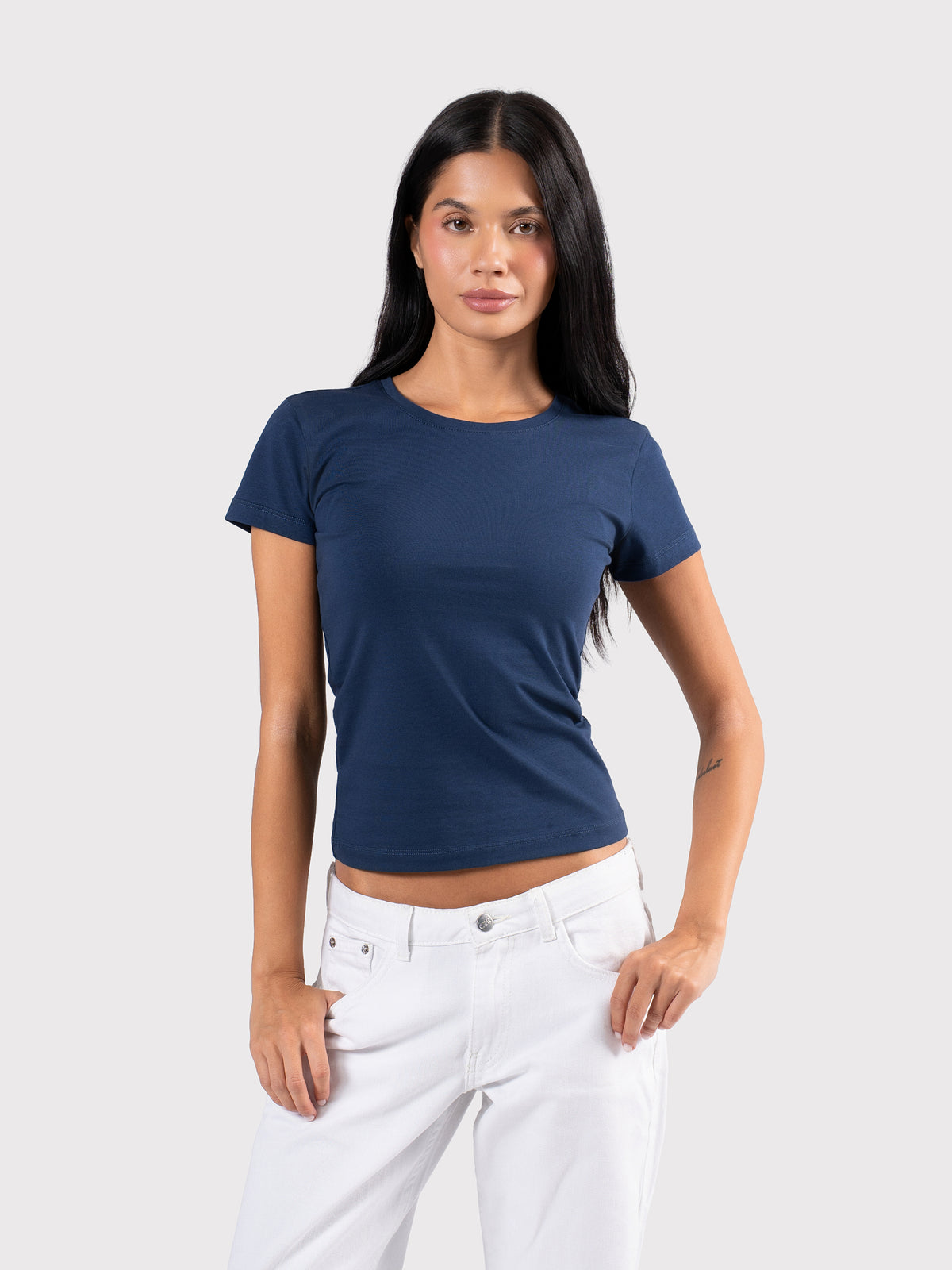 SHORT SLEEVE TOP NAVY