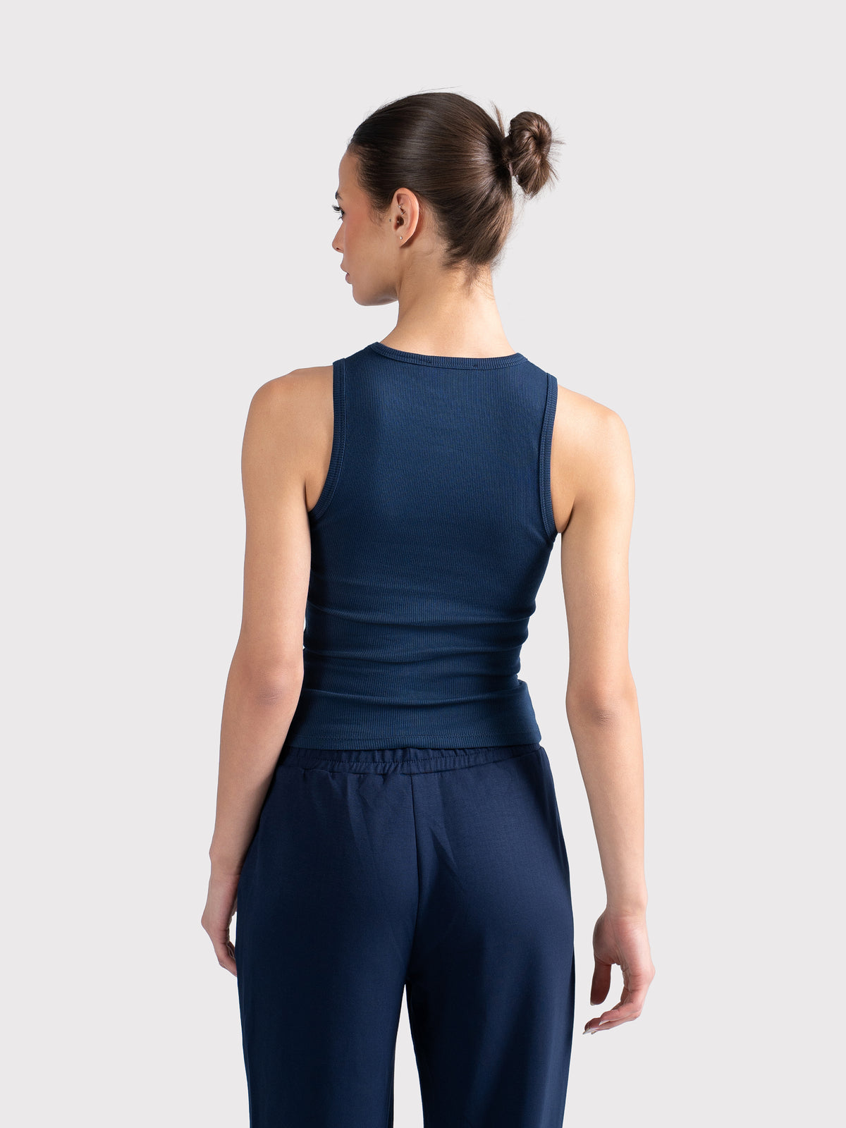 CREWNECK TANK TOP NAVY