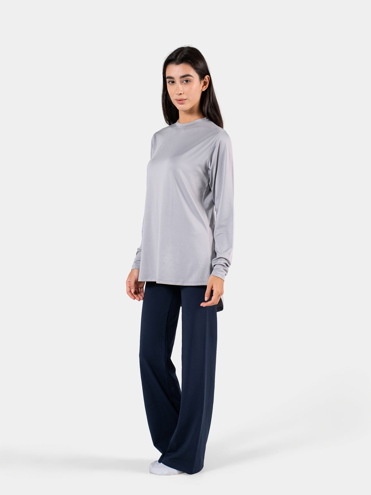 MOVE LOOSE LONG SLEEVE TOP LIGHT-GREY 3
