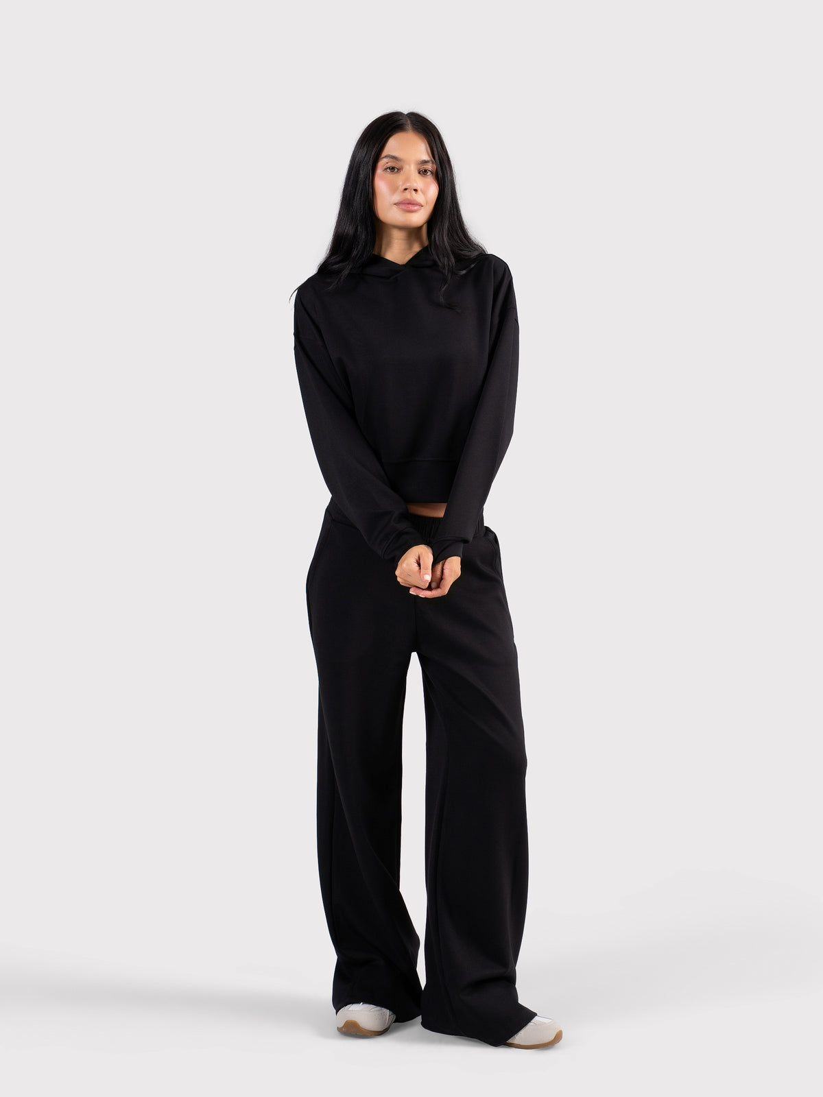 BREATHABLE HOODIE WITHOUT LINING BLACK