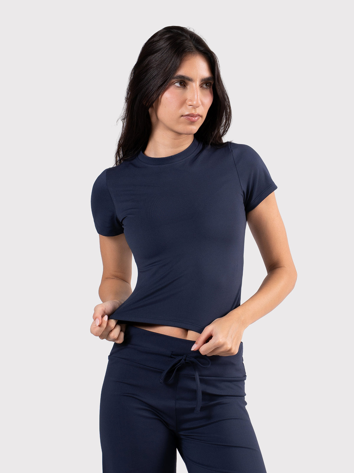 MOVE FITTED TOP NAVY