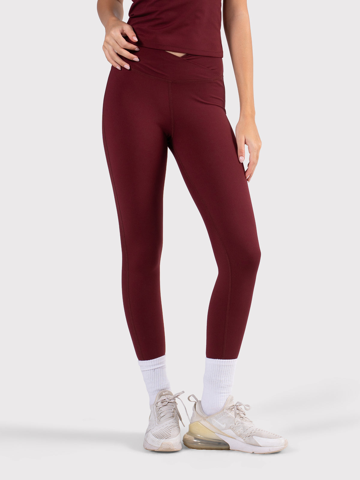 MOVE CROSSOVER LEGGINGS BURGUNDY