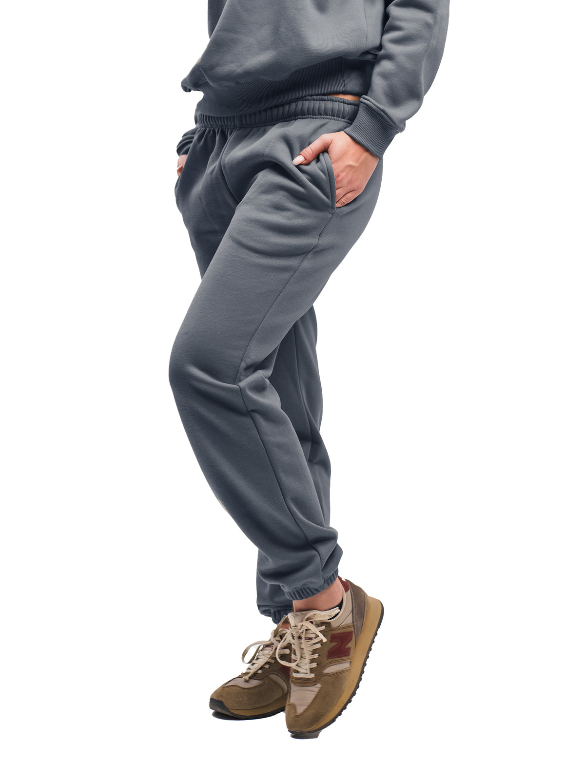 ELASTIC HEM SWEATPANTS
