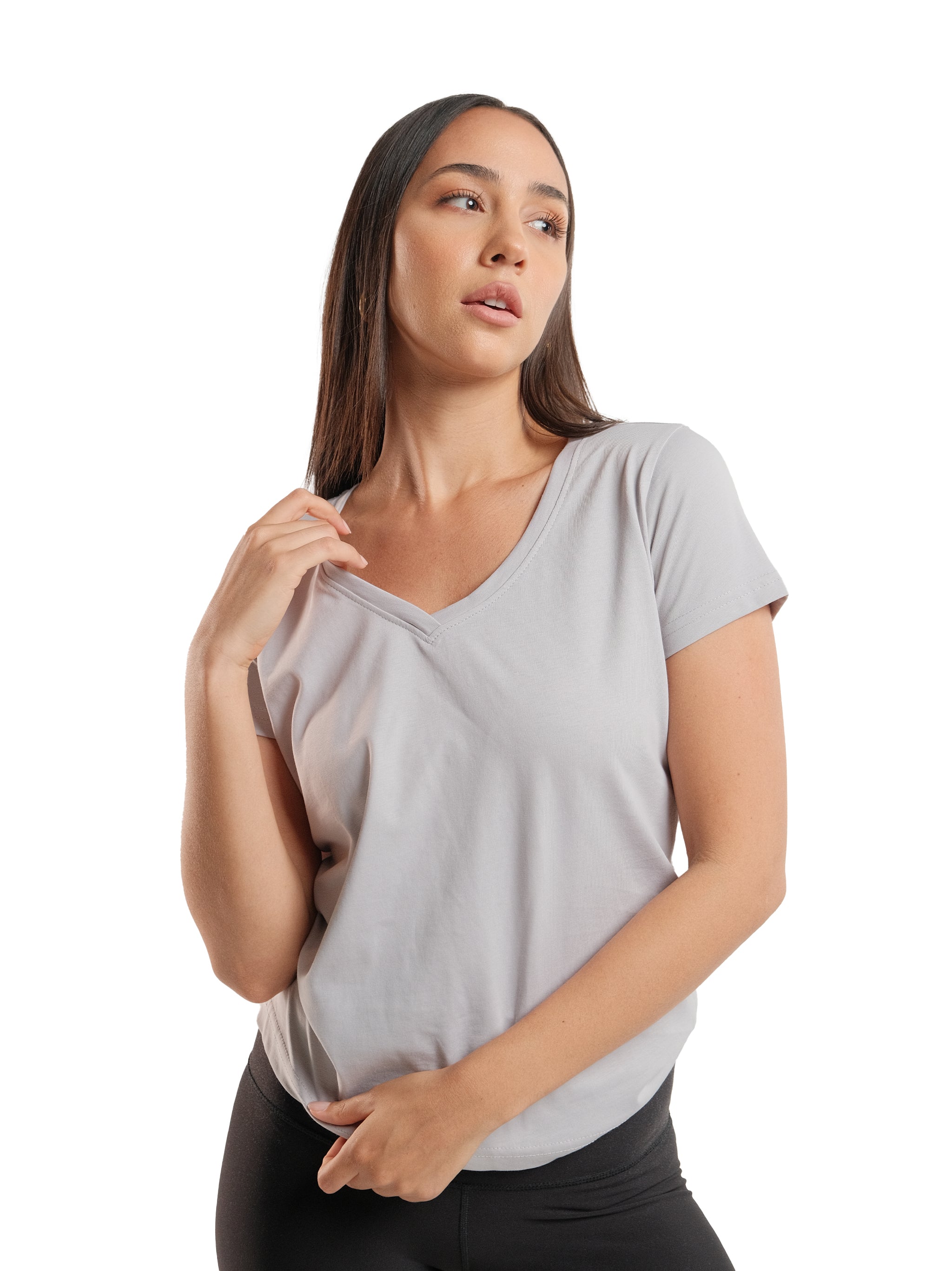 PLATINUM RELAXED FIT V-NECK TEE