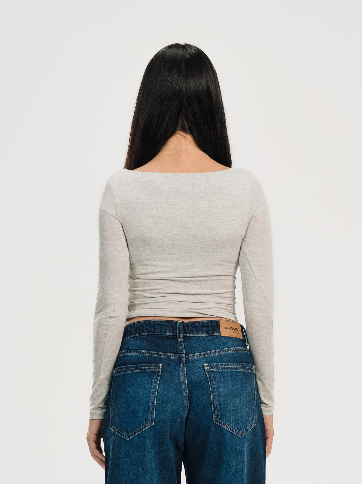 BOAT NECK LONG SLEEVE TOP