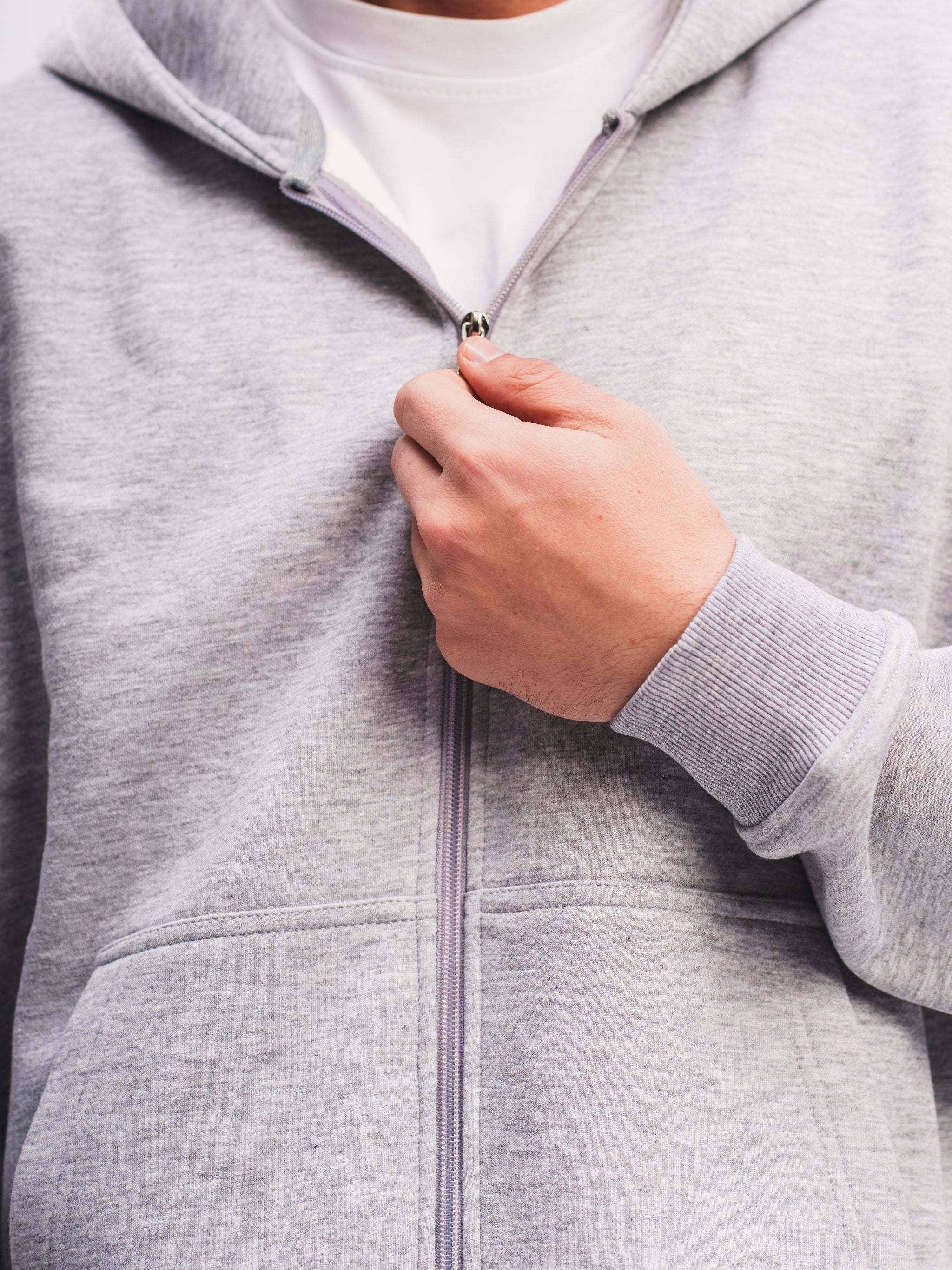 CLOUD GREY ZIP UP