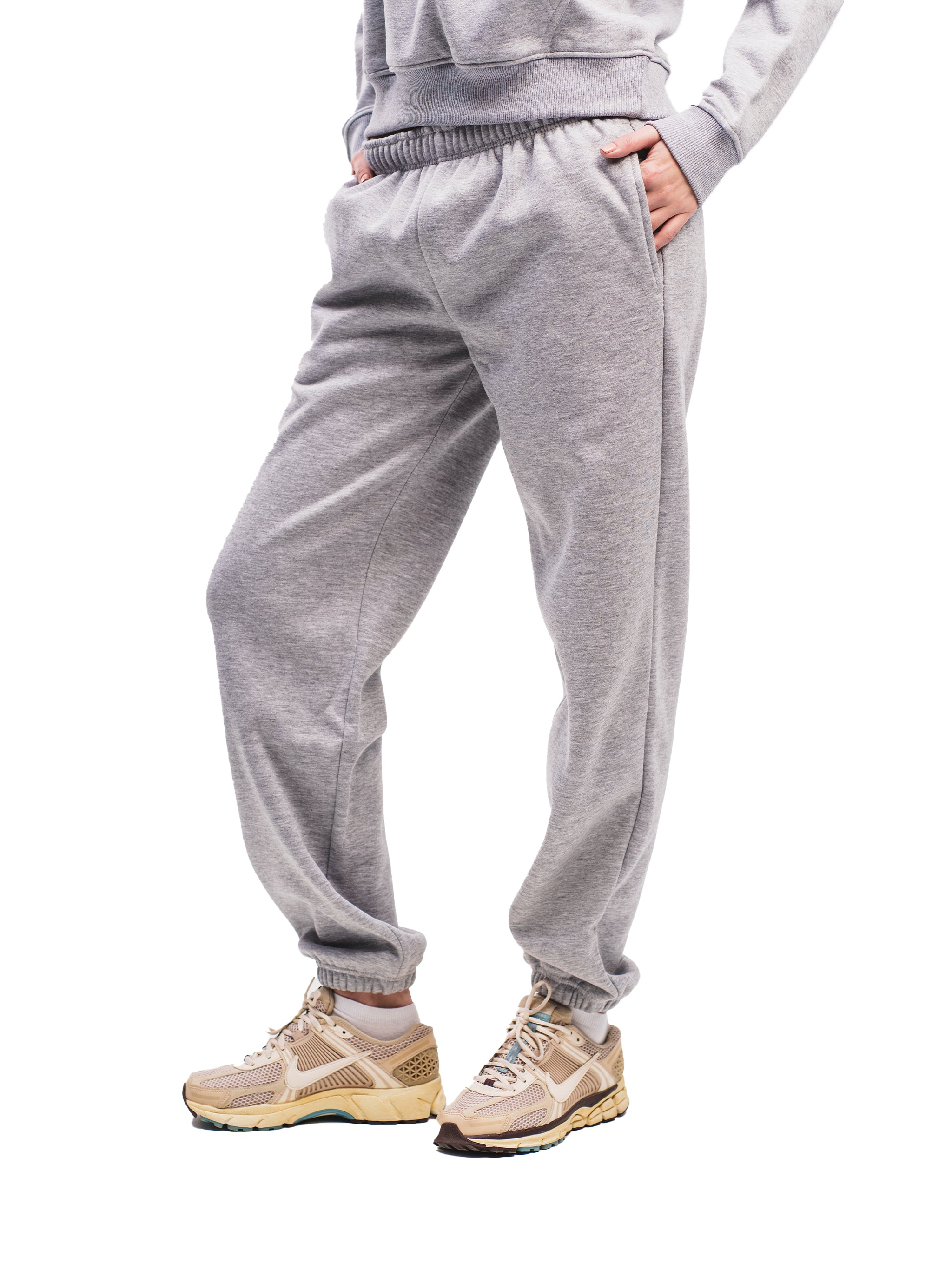 ELASTIC HEM SWEATPANTS
