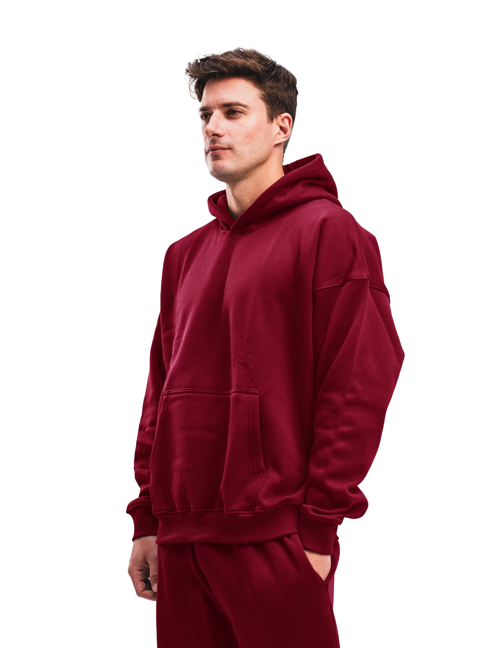 BURGUNDY HOODIE