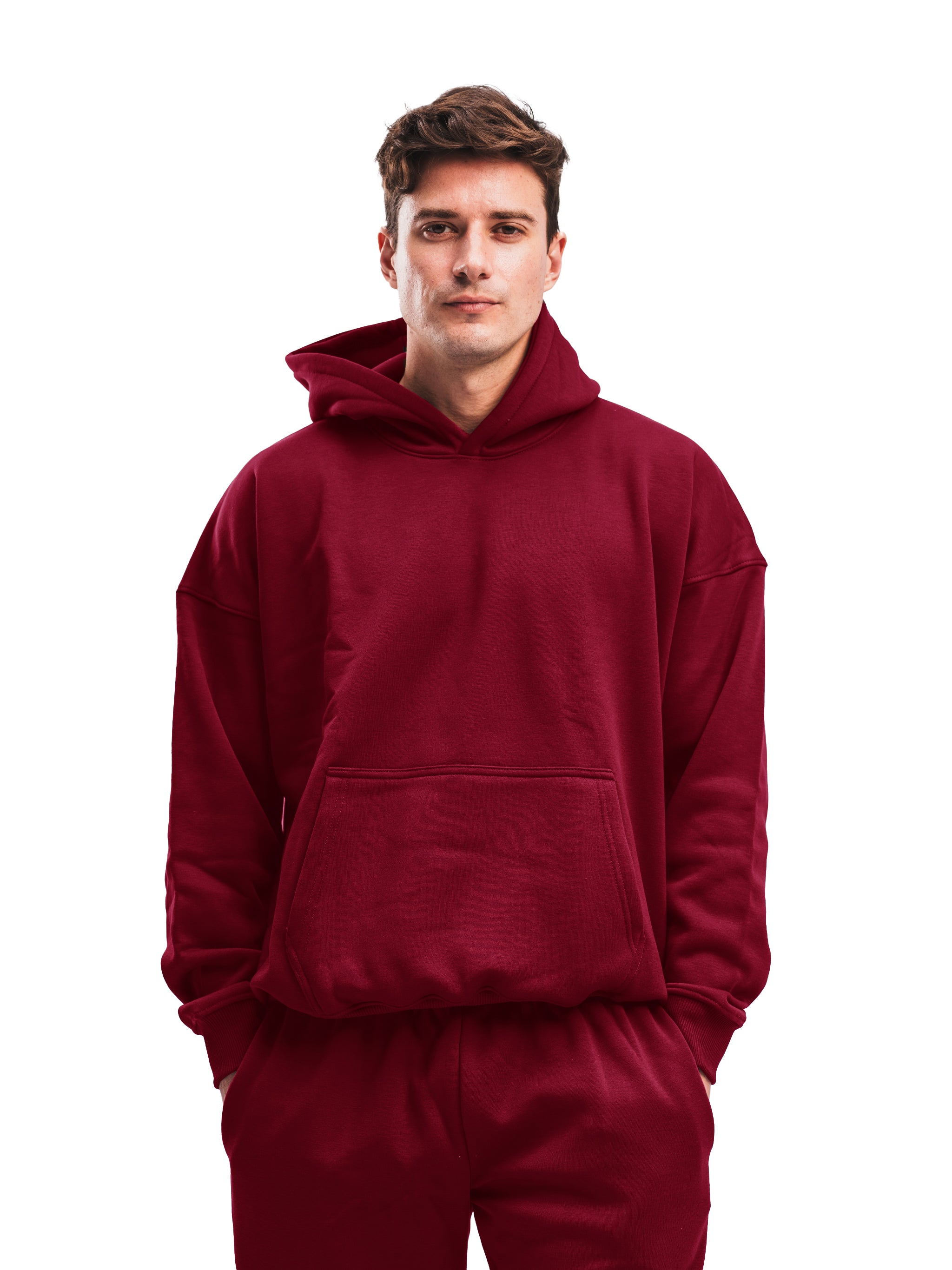BURGUNDY HOODIE