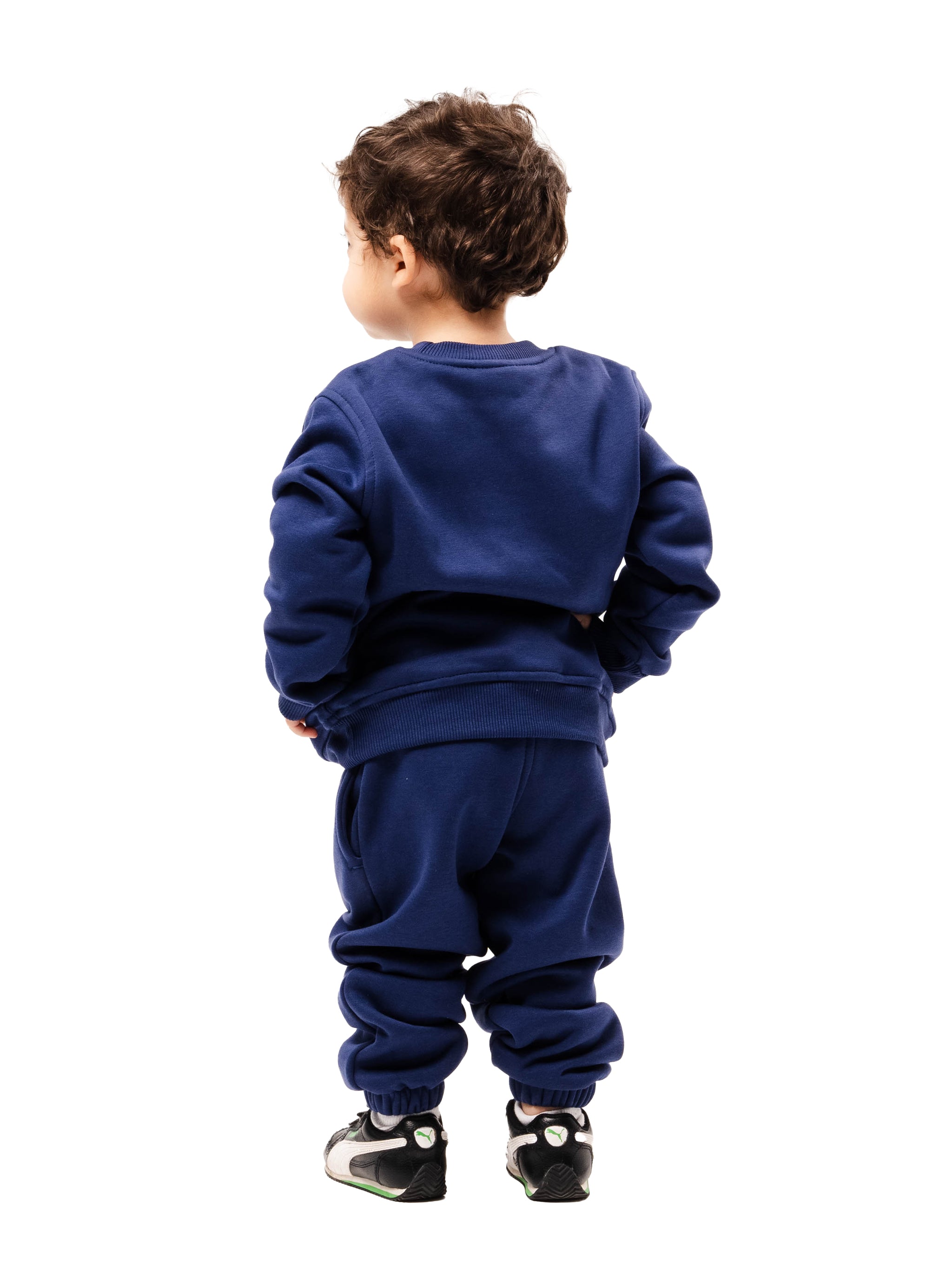 NAVY KIDS CREWNECK