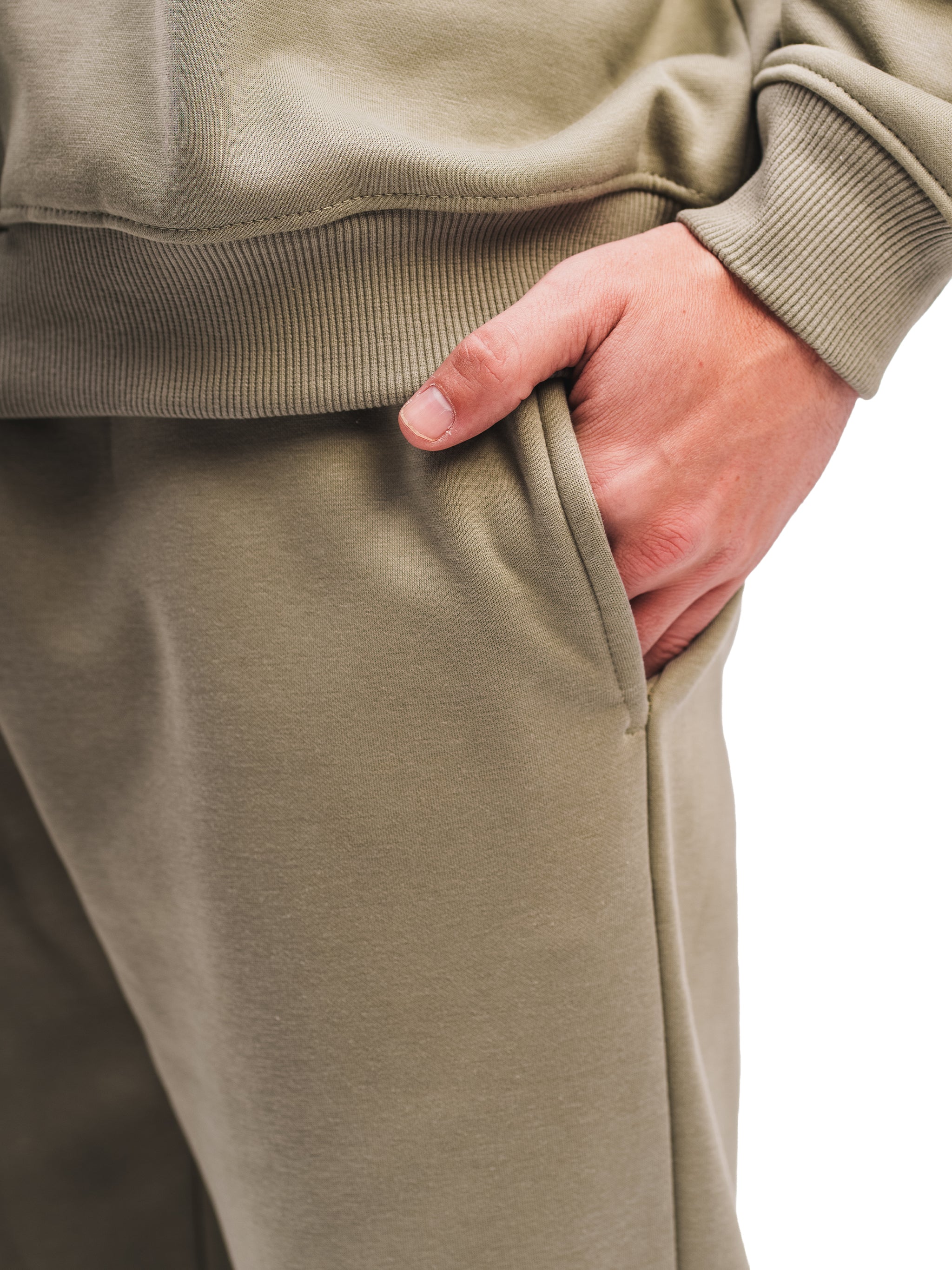 ELASTIC HEM SWEATPANTS